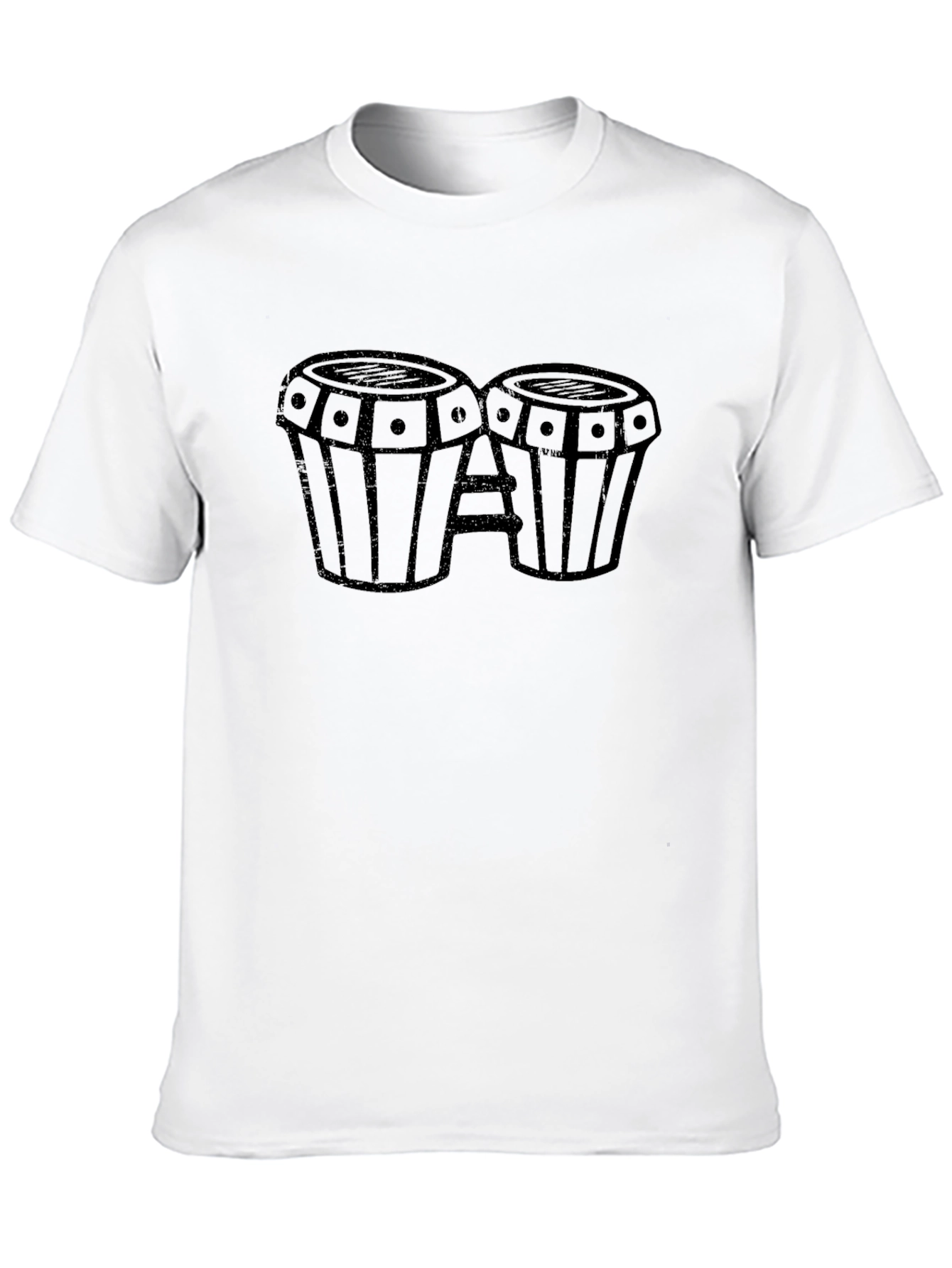 Bongo Drum Graphic Tee - Stylish Musician T-Shirt