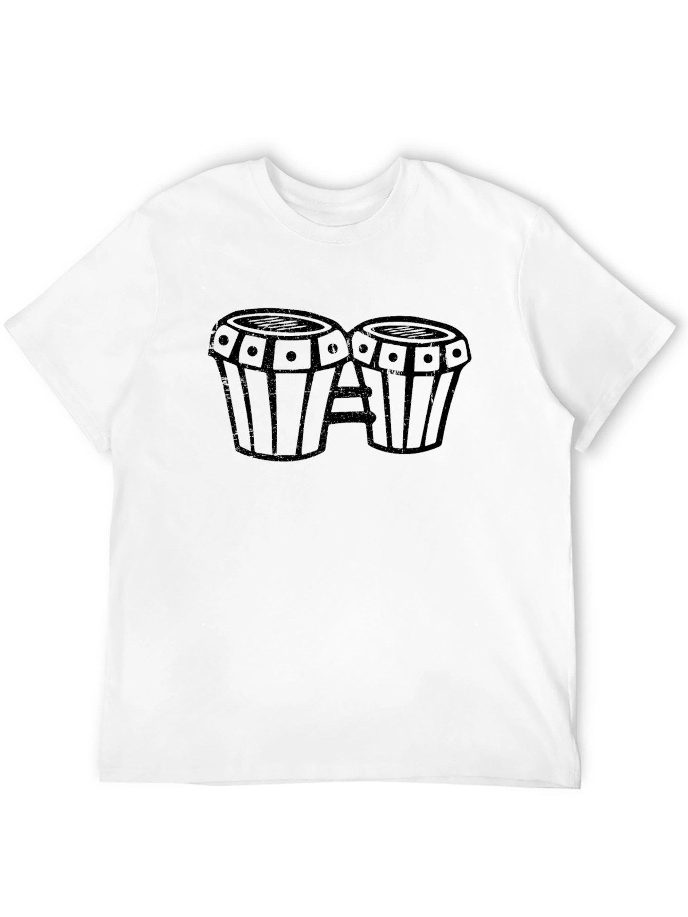 Bongo Drum Graphic Tee - Stylish Musician T-Shirt