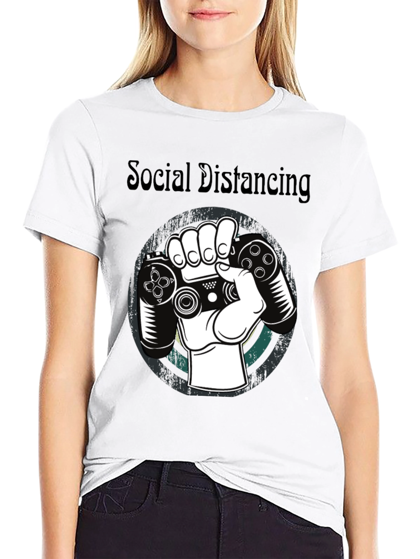 Social Distancing Gamer T-Shirt
