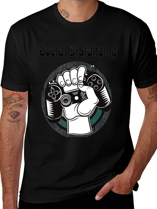 Social Distancing Gamer T-Shirt