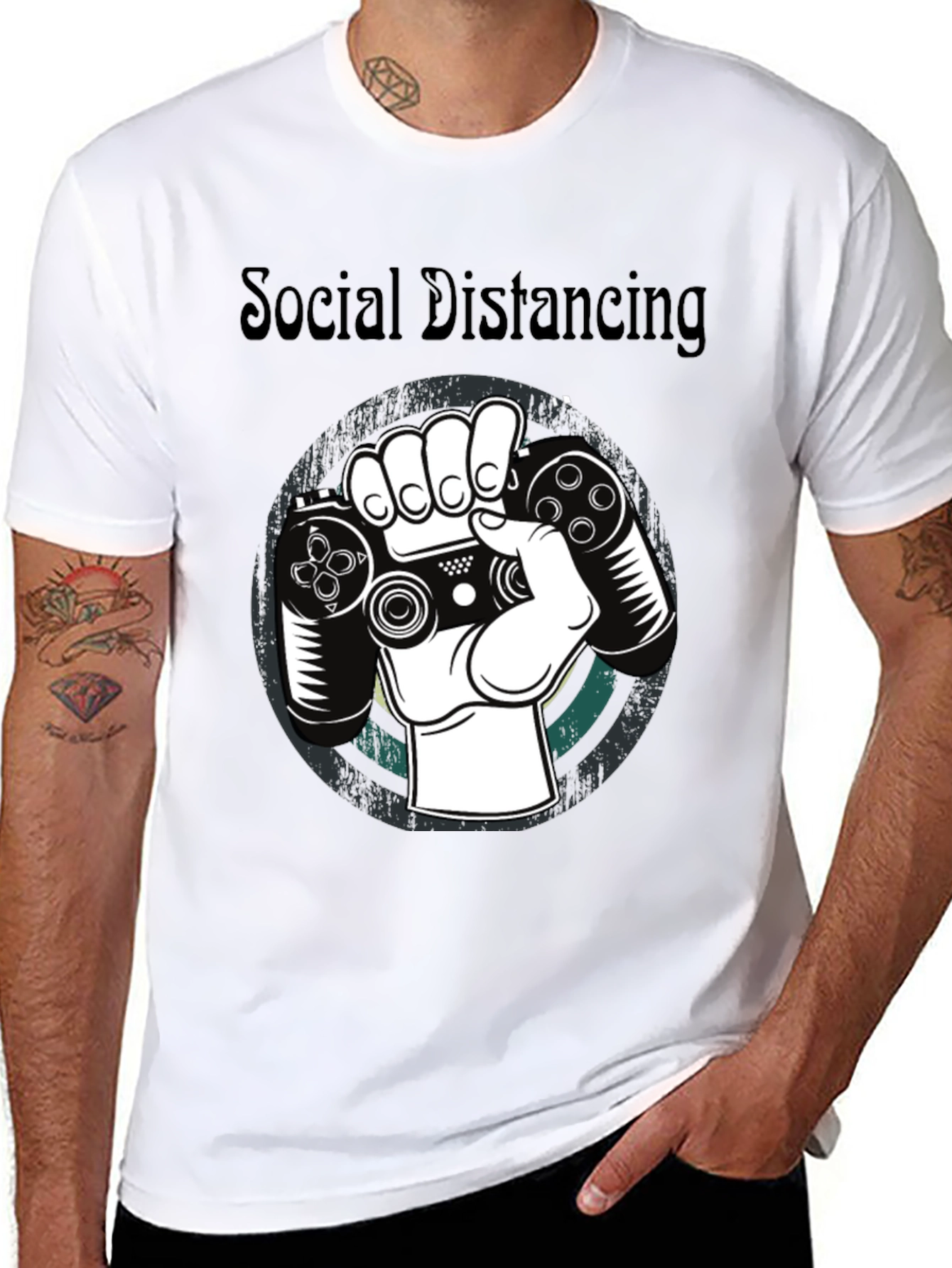 Social Distancing Gamer T-Shirt