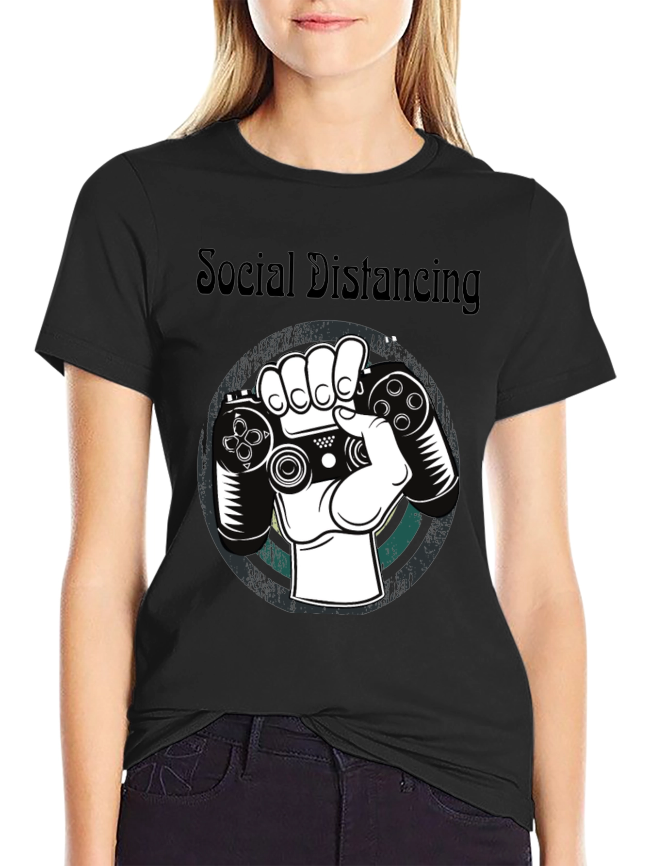 Social Distancing Gamer T-Shirt