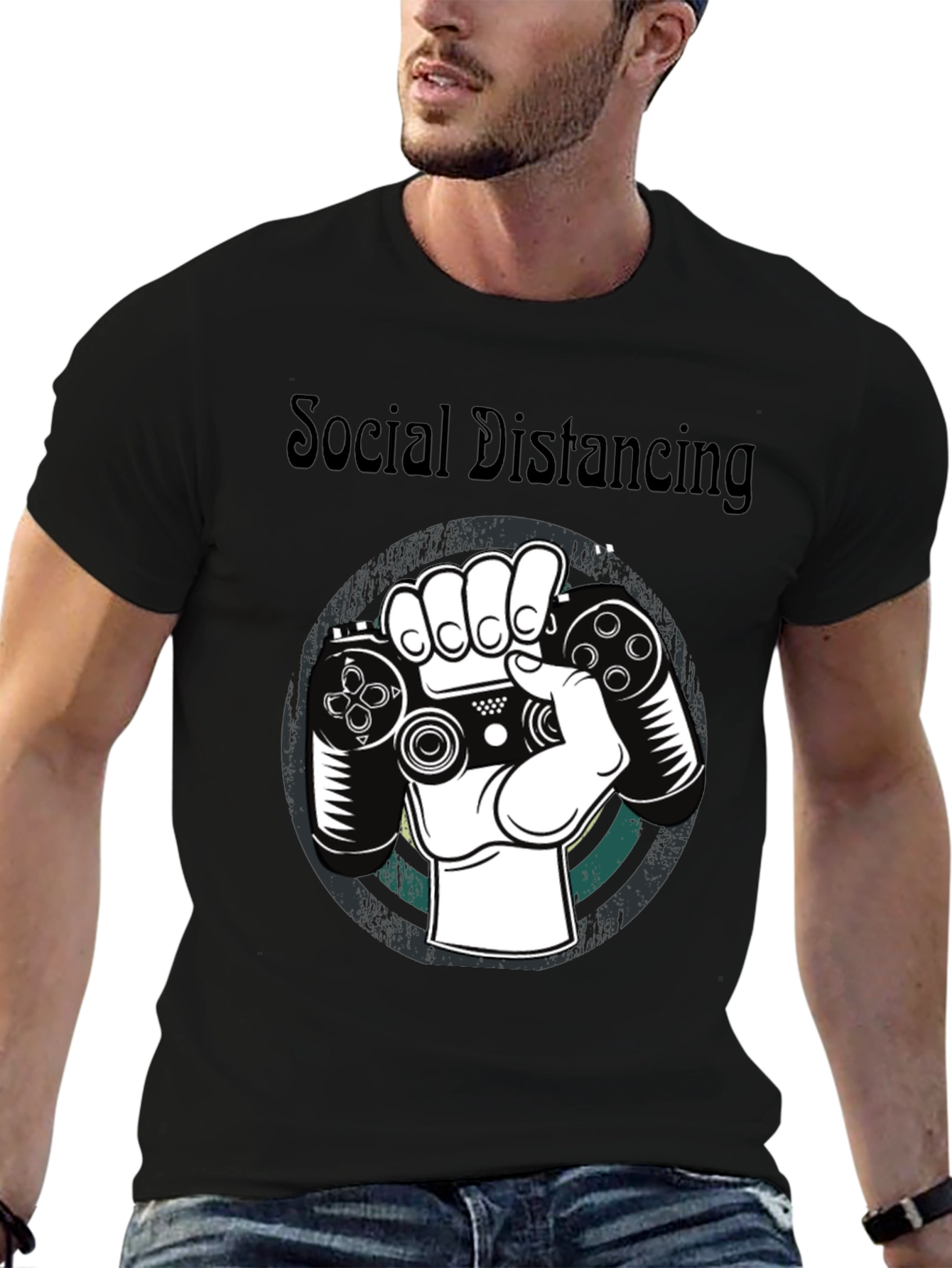 Social Distancing Gamer T-Shirt
