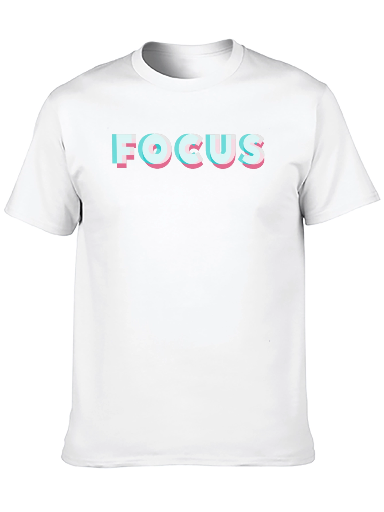 Focus Graphic T-Shirt - Stylish Black Tee