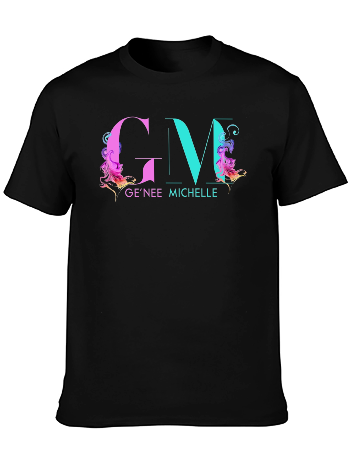 GM GeNee Michelle Black T-Shirt
