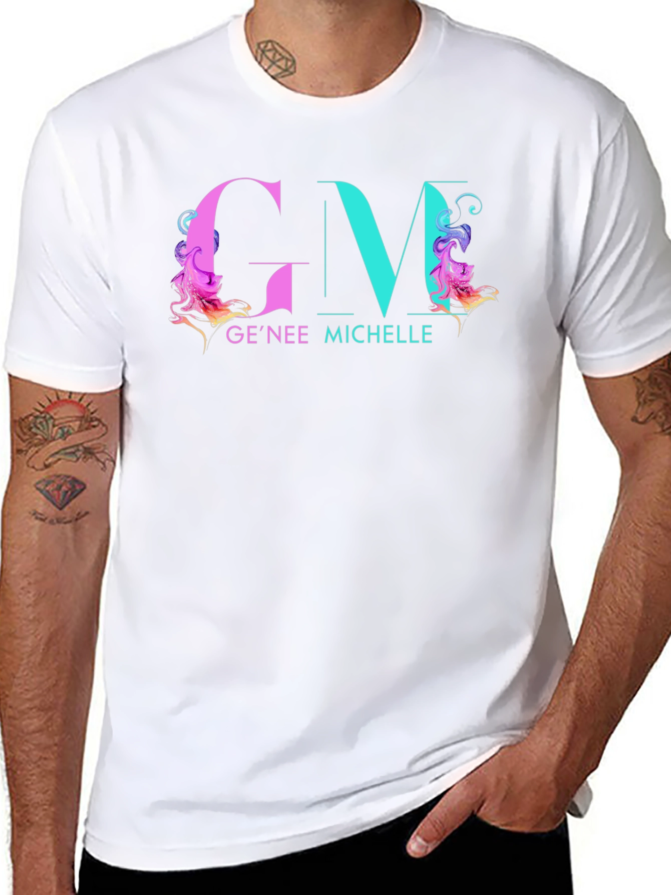 GM GeNee Michelle Black T-Shirt