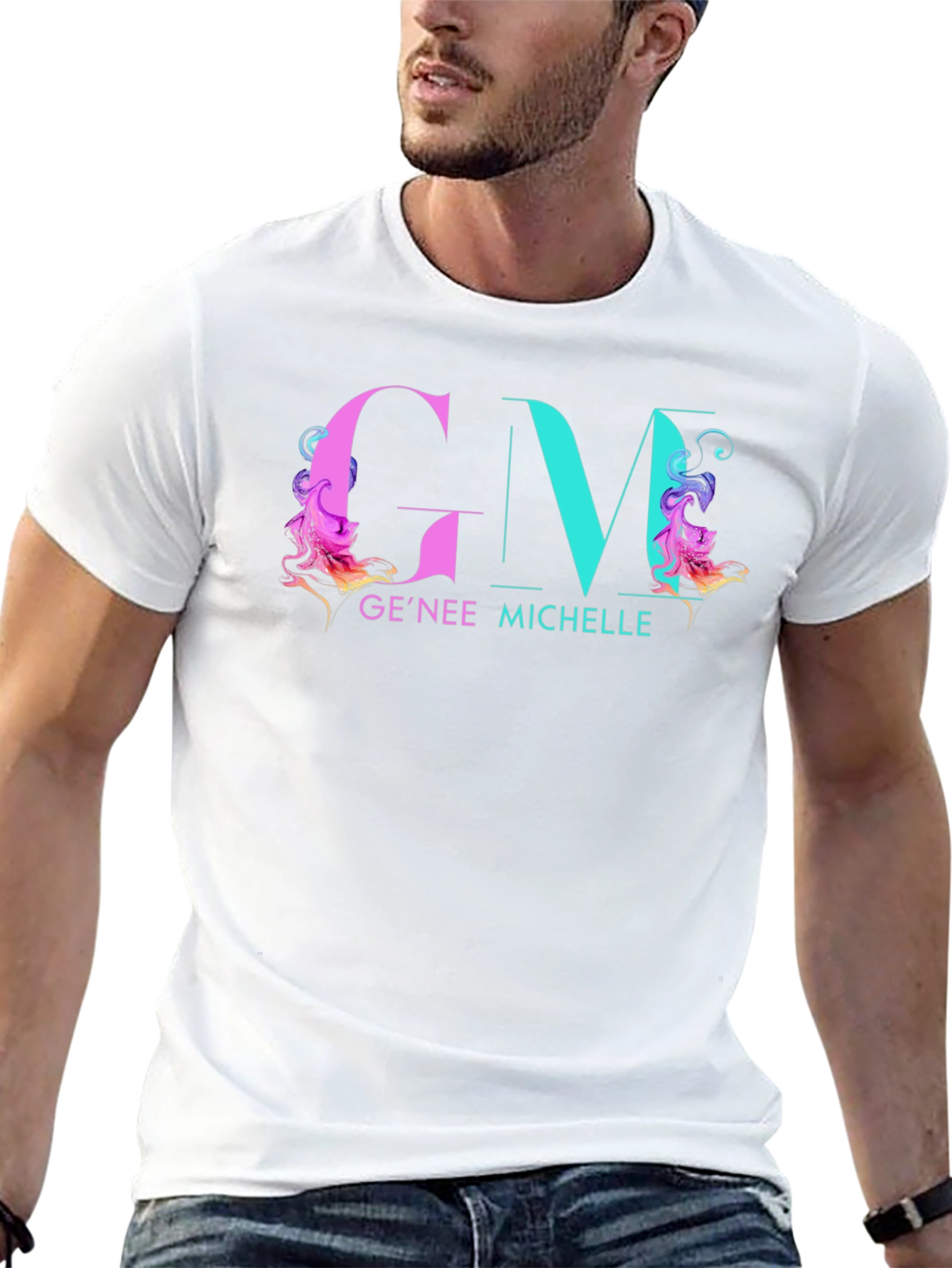 GM GeNee Michelle Black T-Shirt