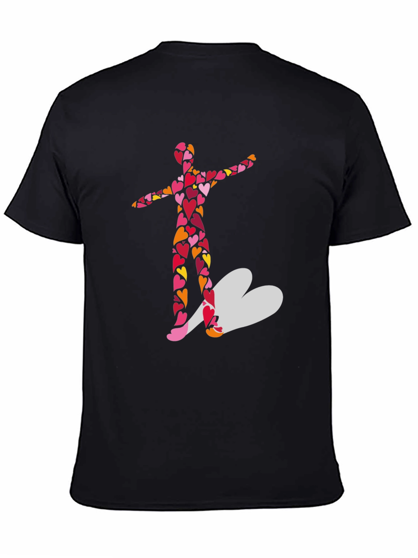 Heart Person Graphic Tee - Love & Style