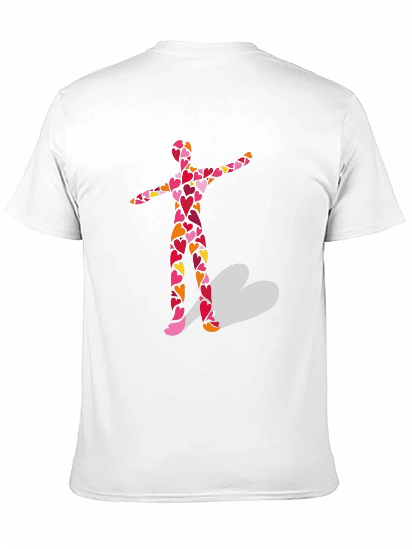 Heart Person Graphic Tee - Love & Style