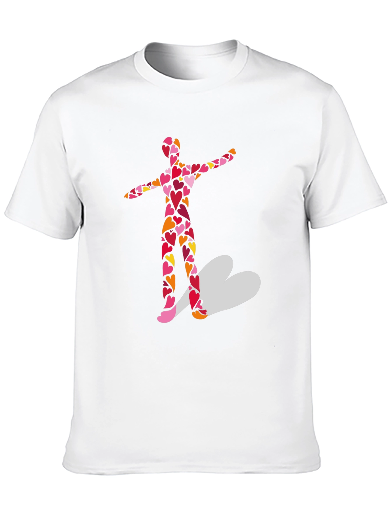 Heart Person Graphic Tee - Love & Style