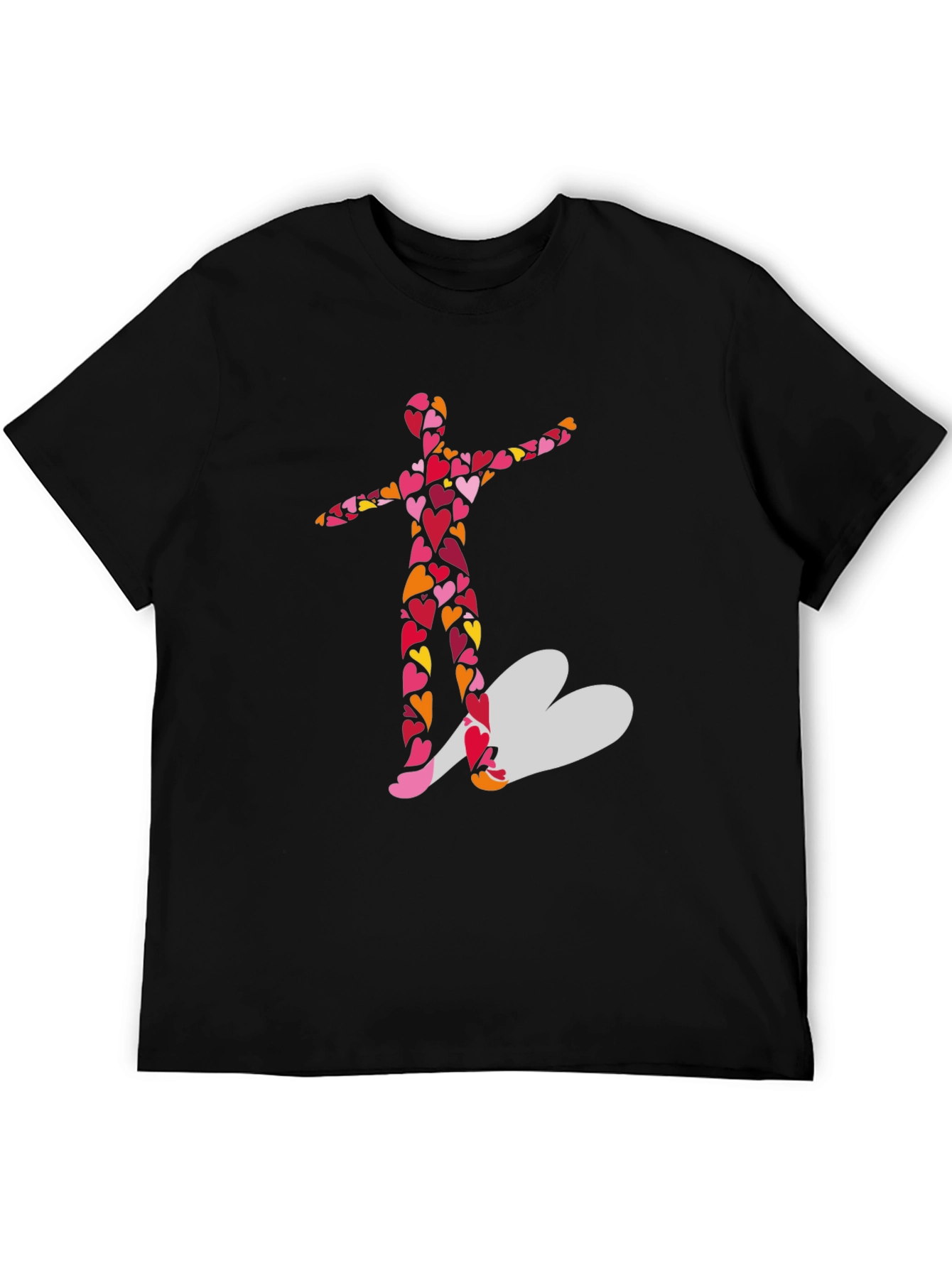 Heart Person Graphic Tee - Love & Style