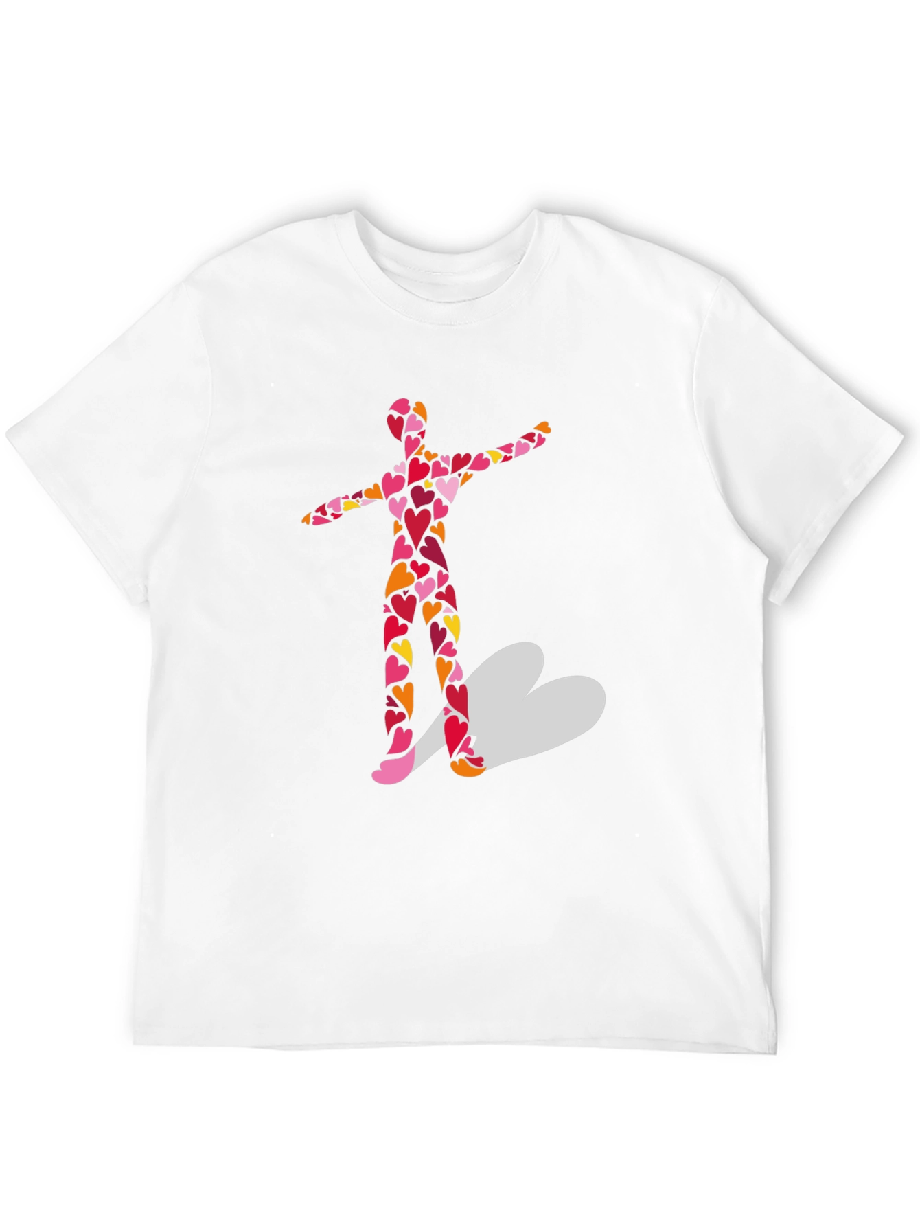 Heart Person Graphic Tee - Love & Style