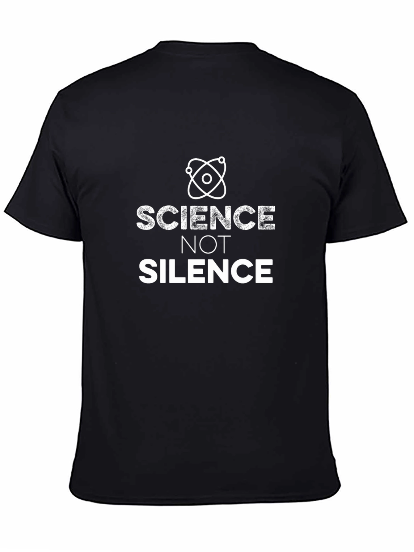 Science Not Silence Black T-Shirt