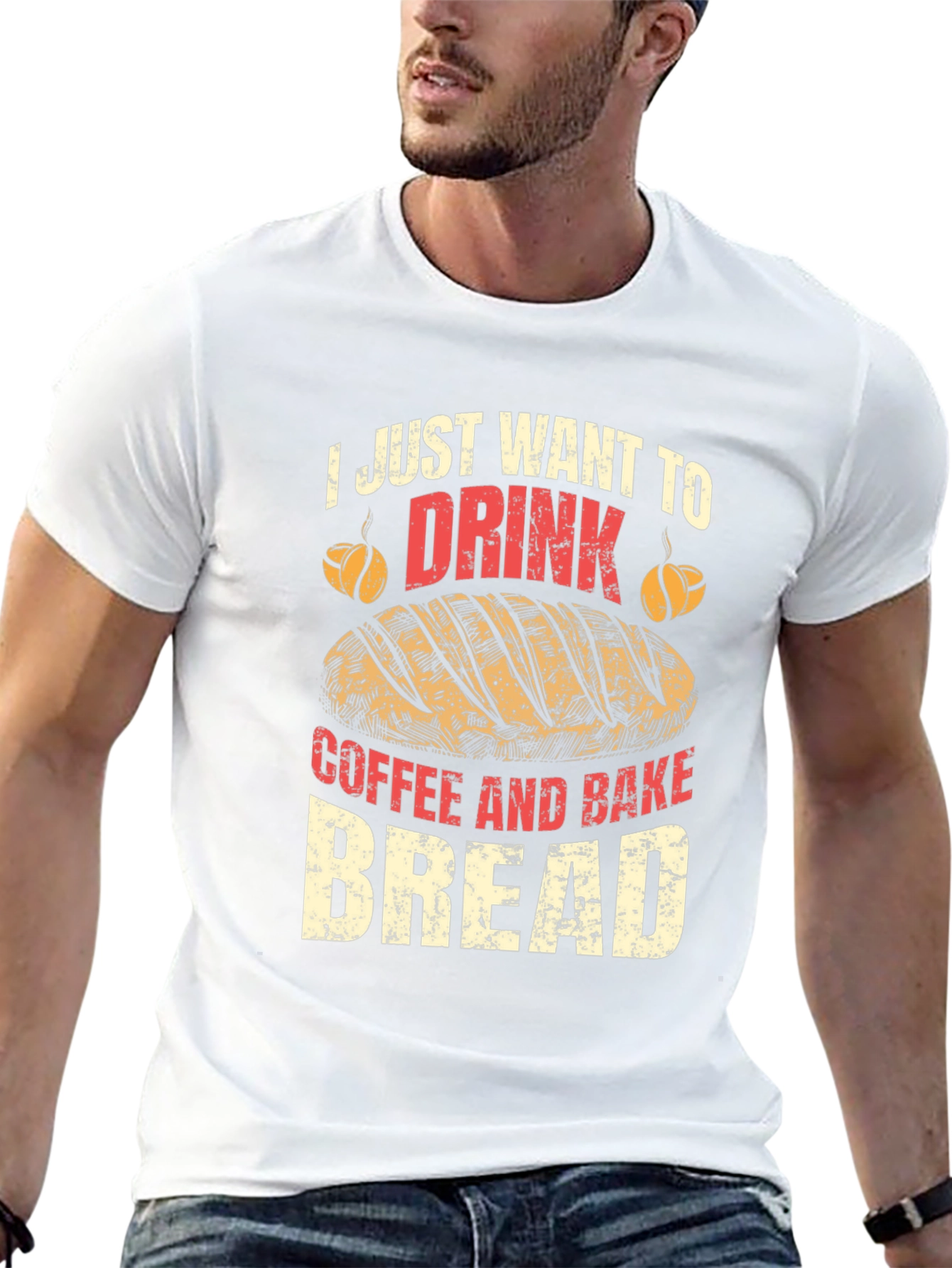 Coffee and Bread Graphic Tee - Unisex