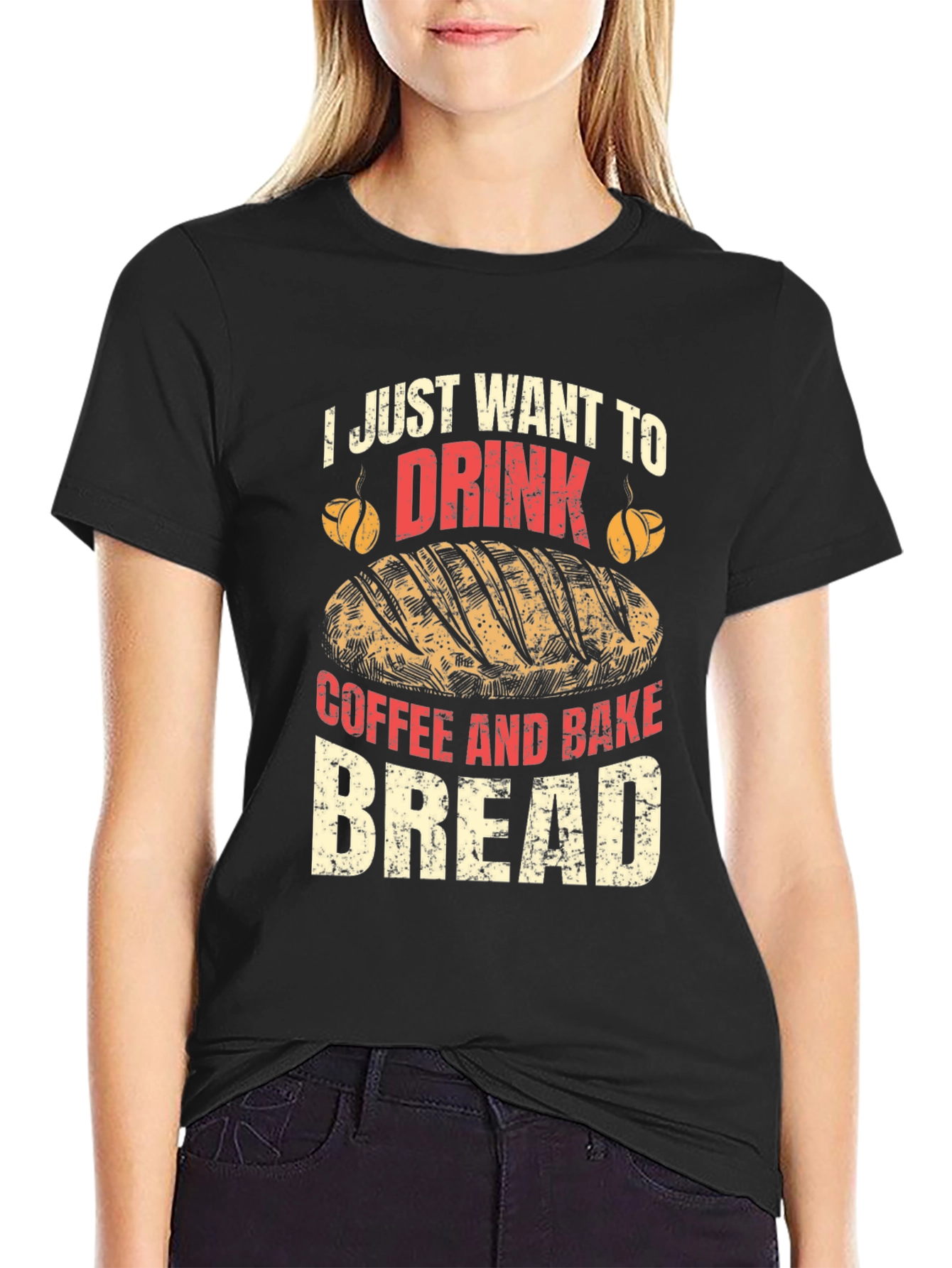Coffee and Bread Graphic Tee - Unisex