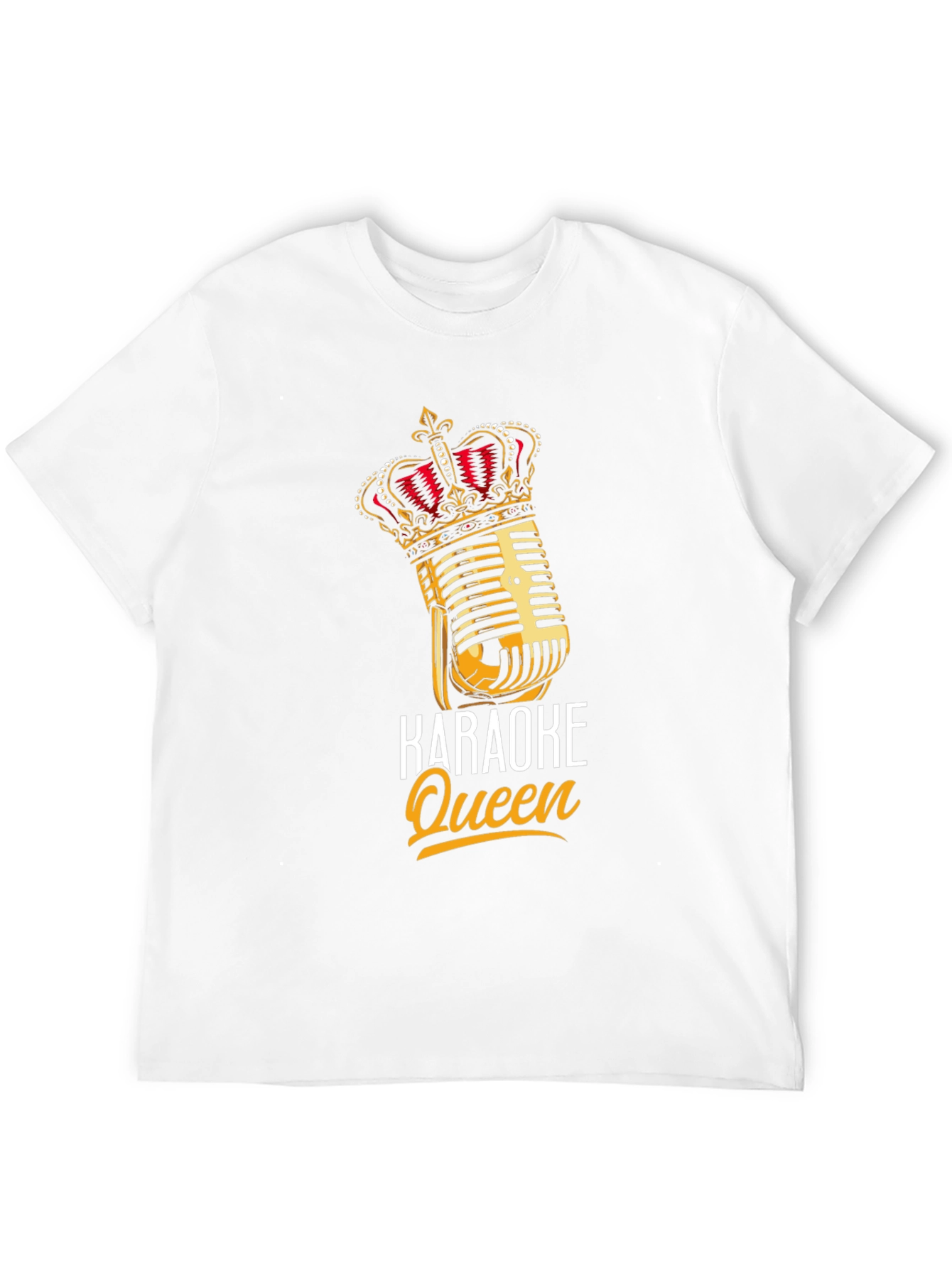 Karaoke Queen Black Graphic T-Shirt