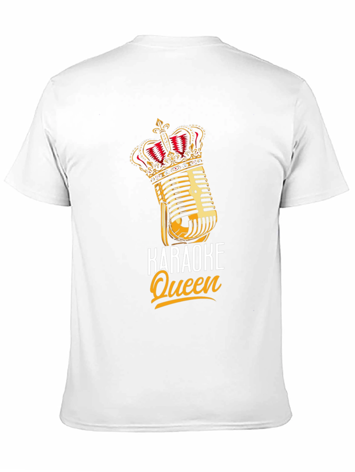 Karaoke Queen Black Graphic T-Shirt