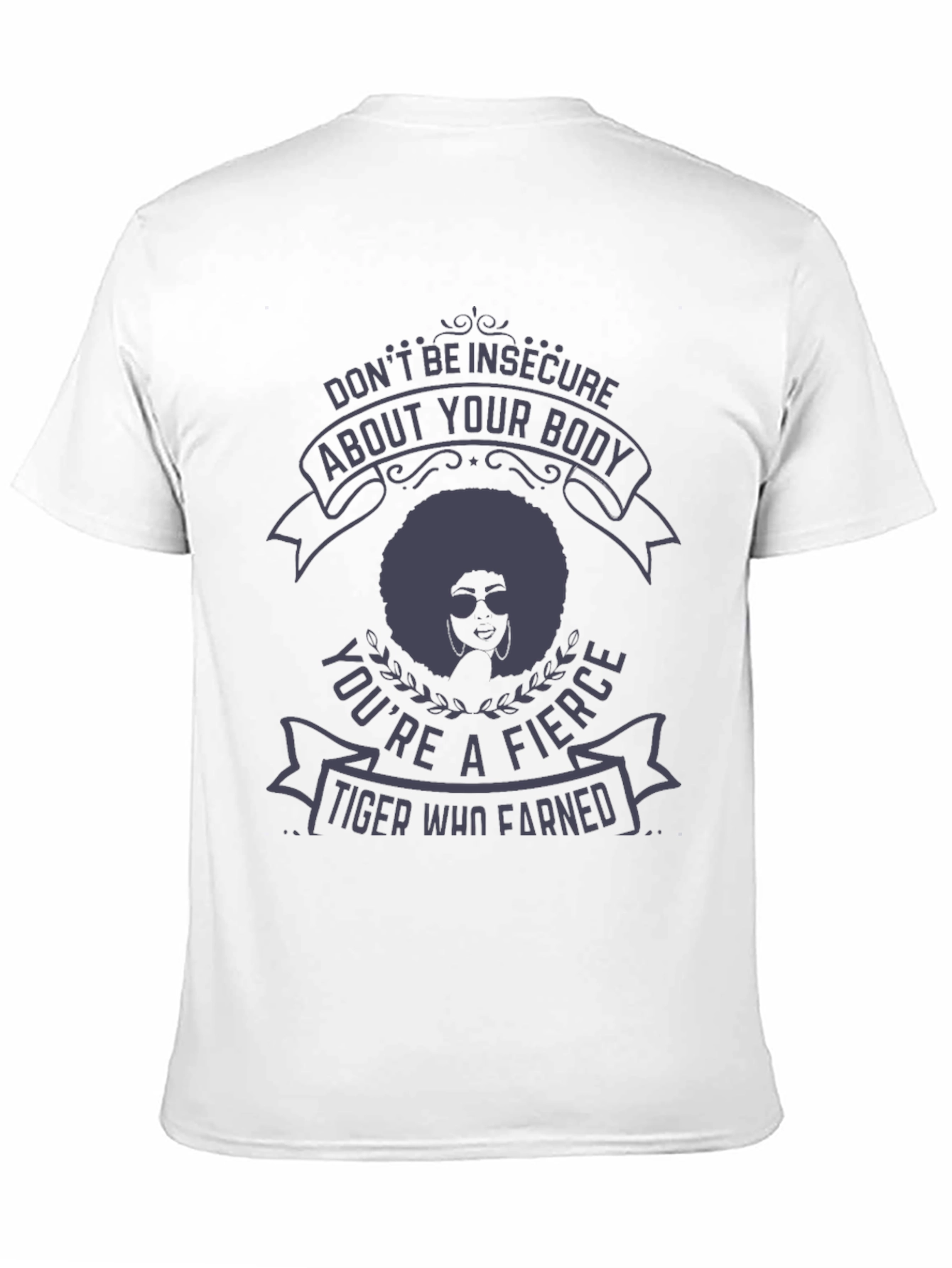 Fierce Tiger Graphic Tee - Empowering Message