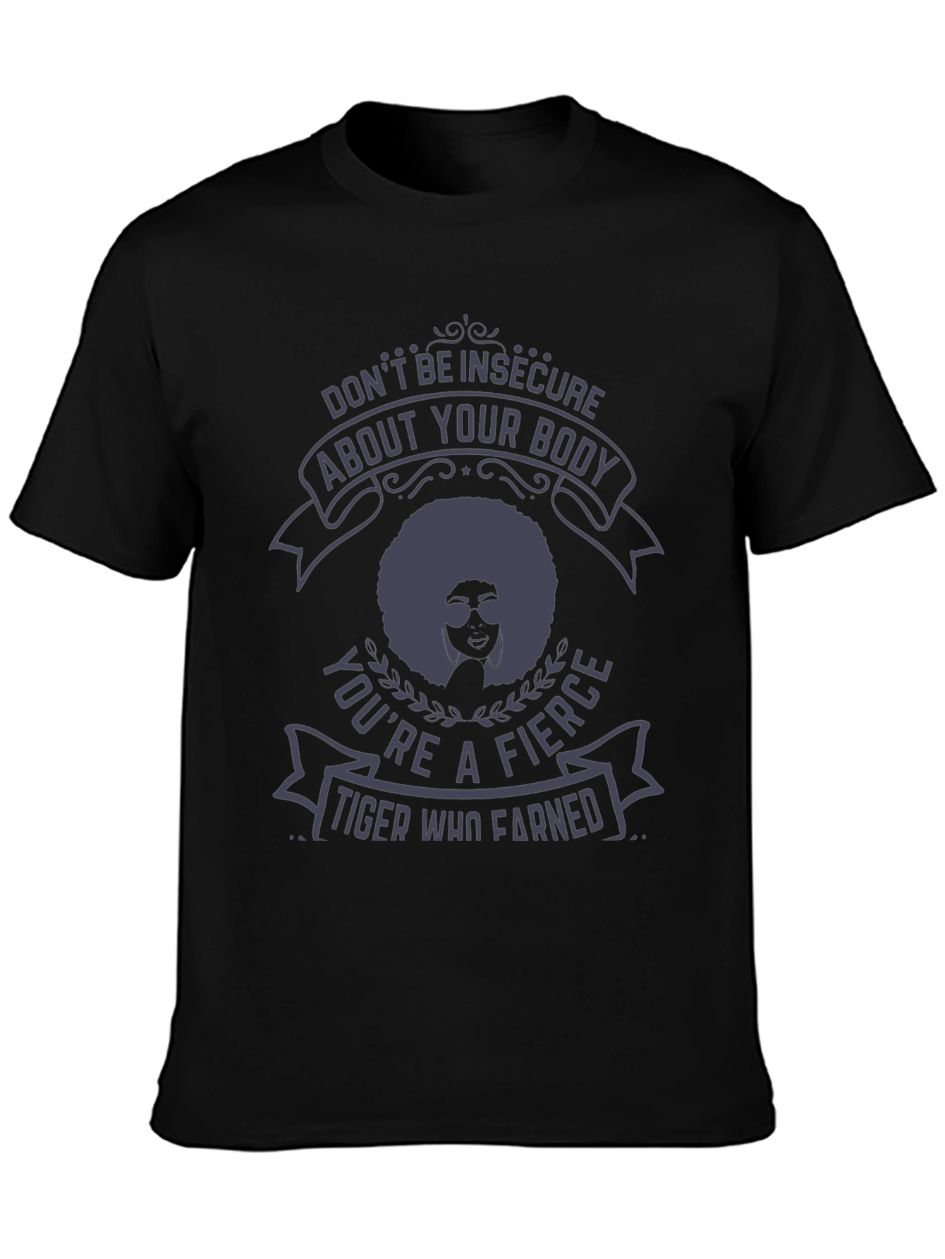 Fierce Tiger Graphic Tee - Empowering Message