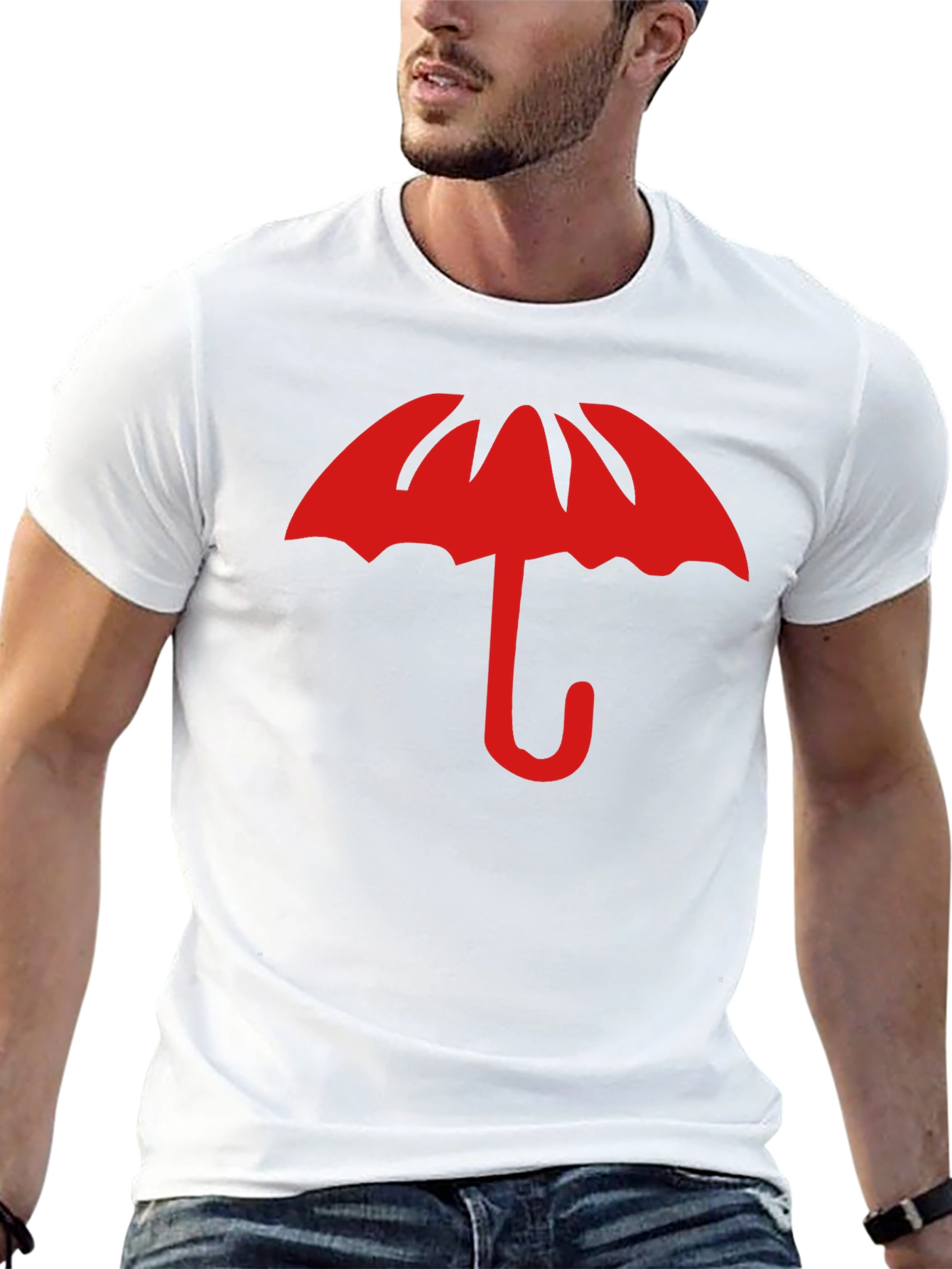 Umbrella Academy Style Graphic Tee - Black