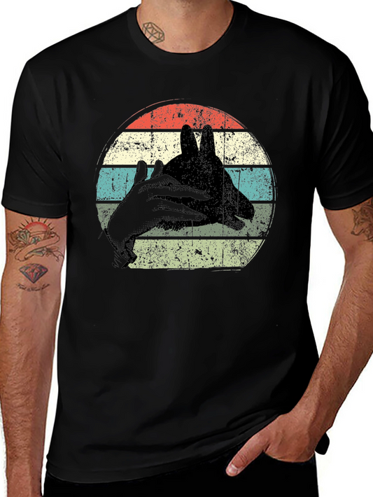 Vintage Shadow Puppet Rabbit Tee