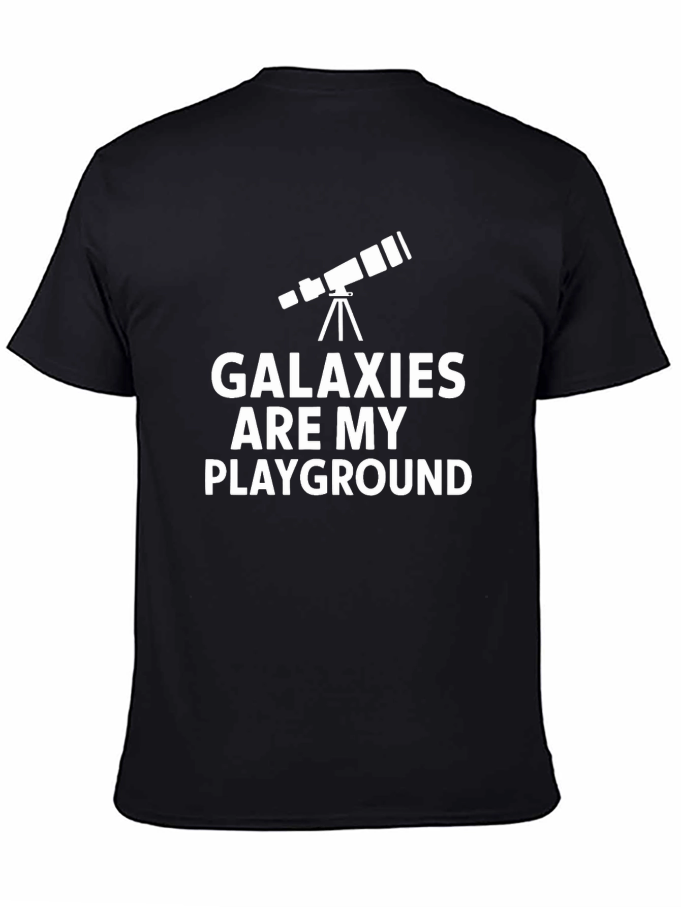 Galaxies Are My Playground Black T-Shirt