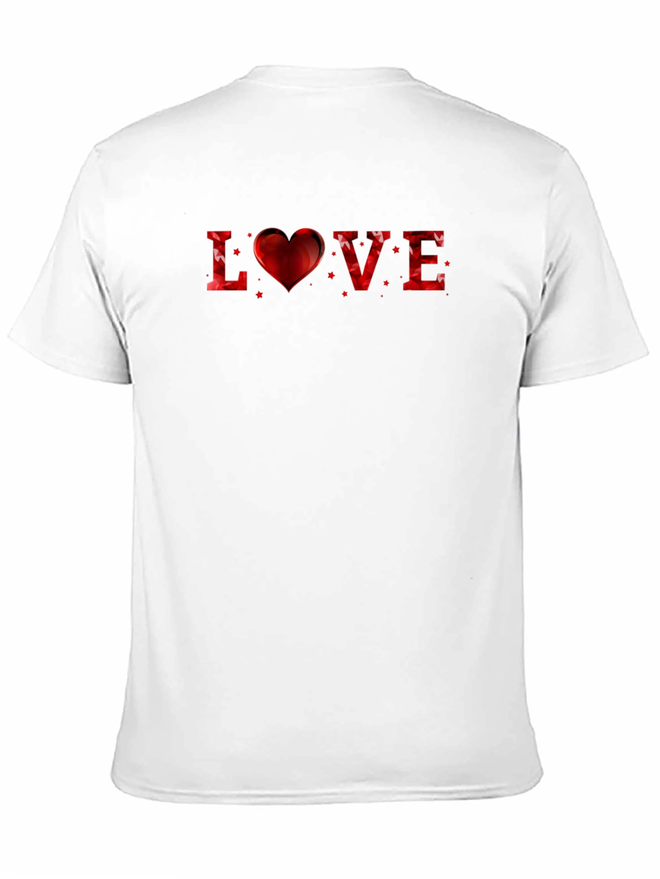 Love Heart Valentines Graphic T-Shirt