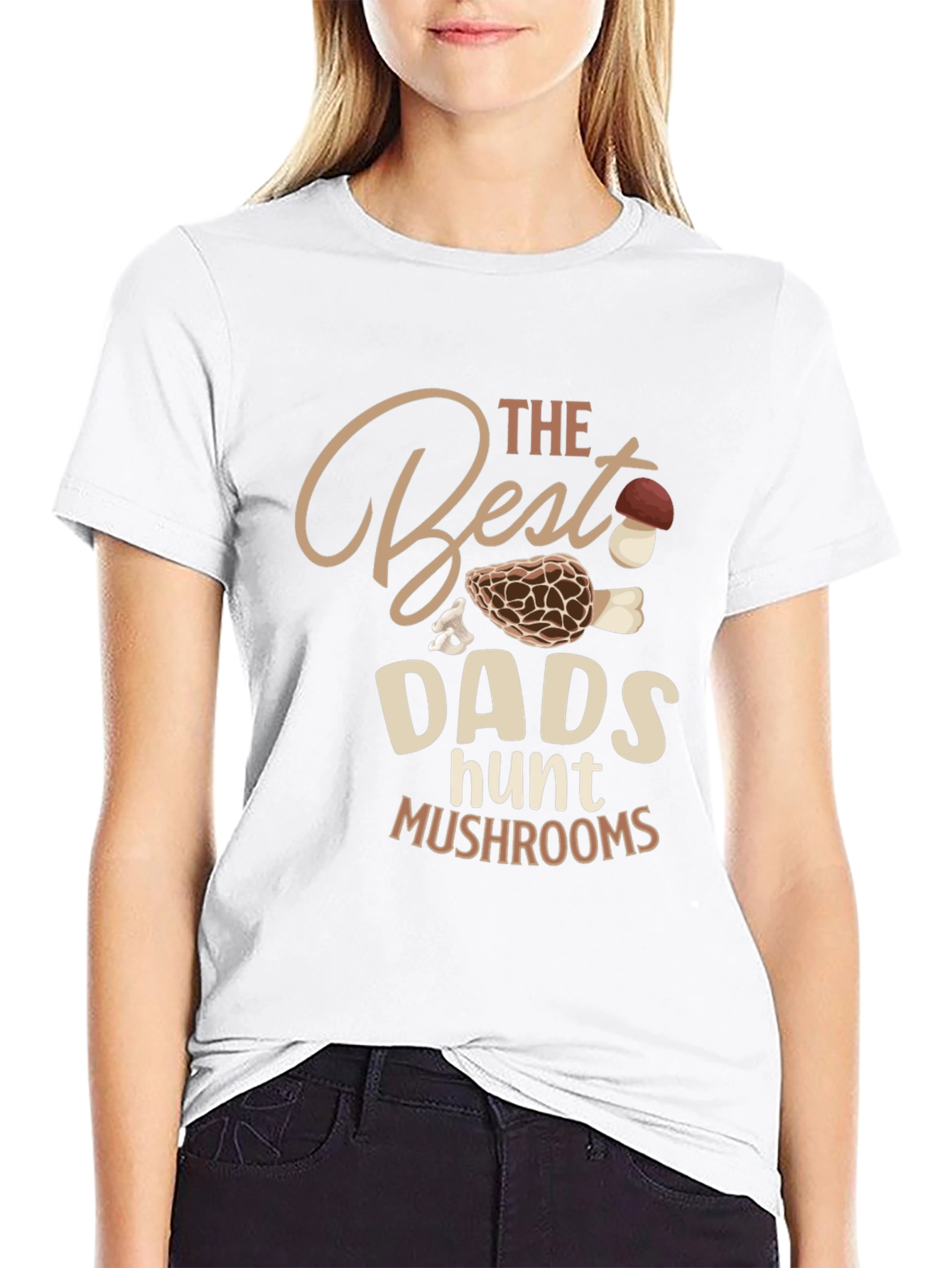 Best Dads Hunt Mushrooms T-Shirt