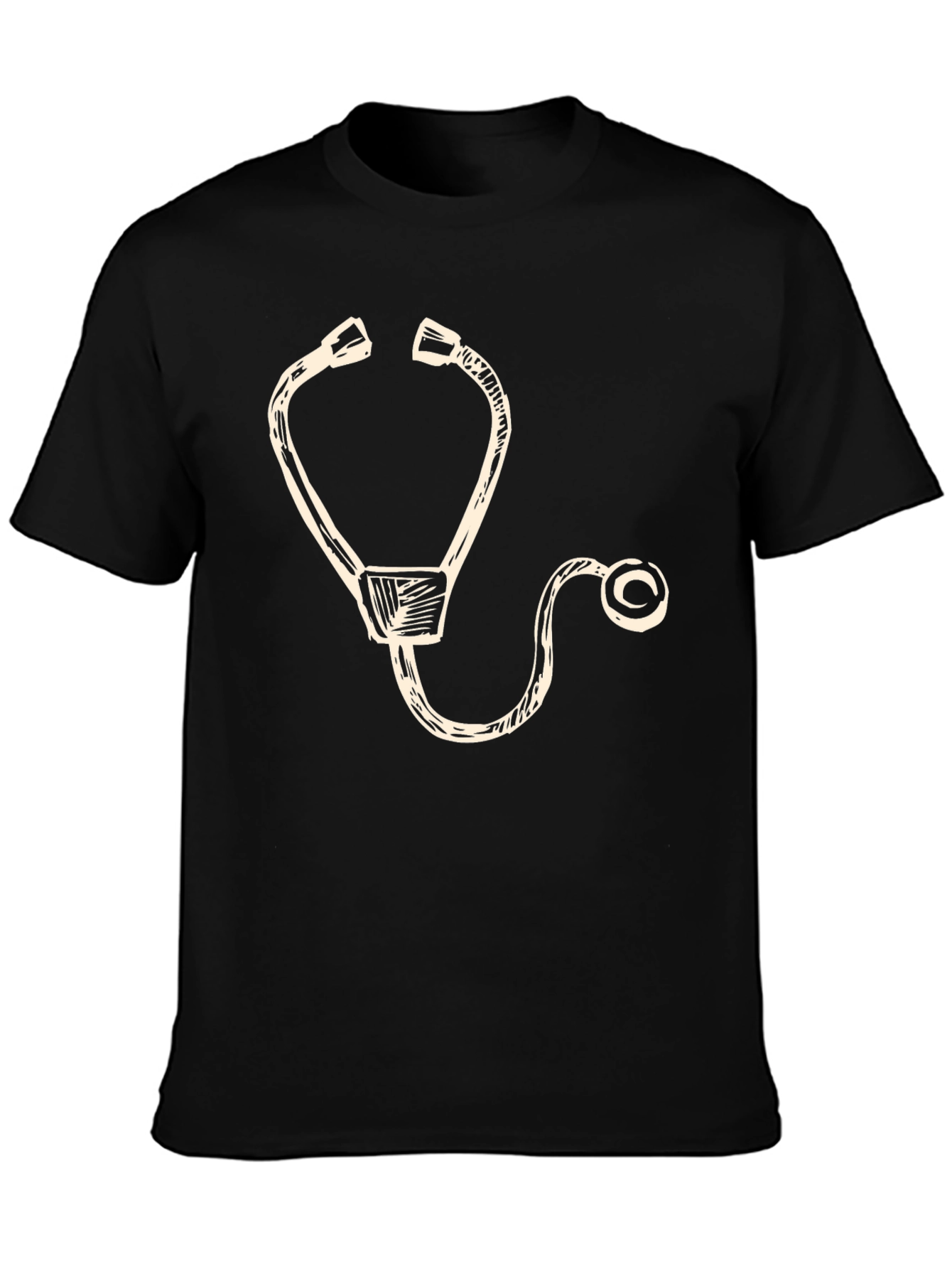 Stethoscope Graphic T-Shirt - Medical Profession Tee