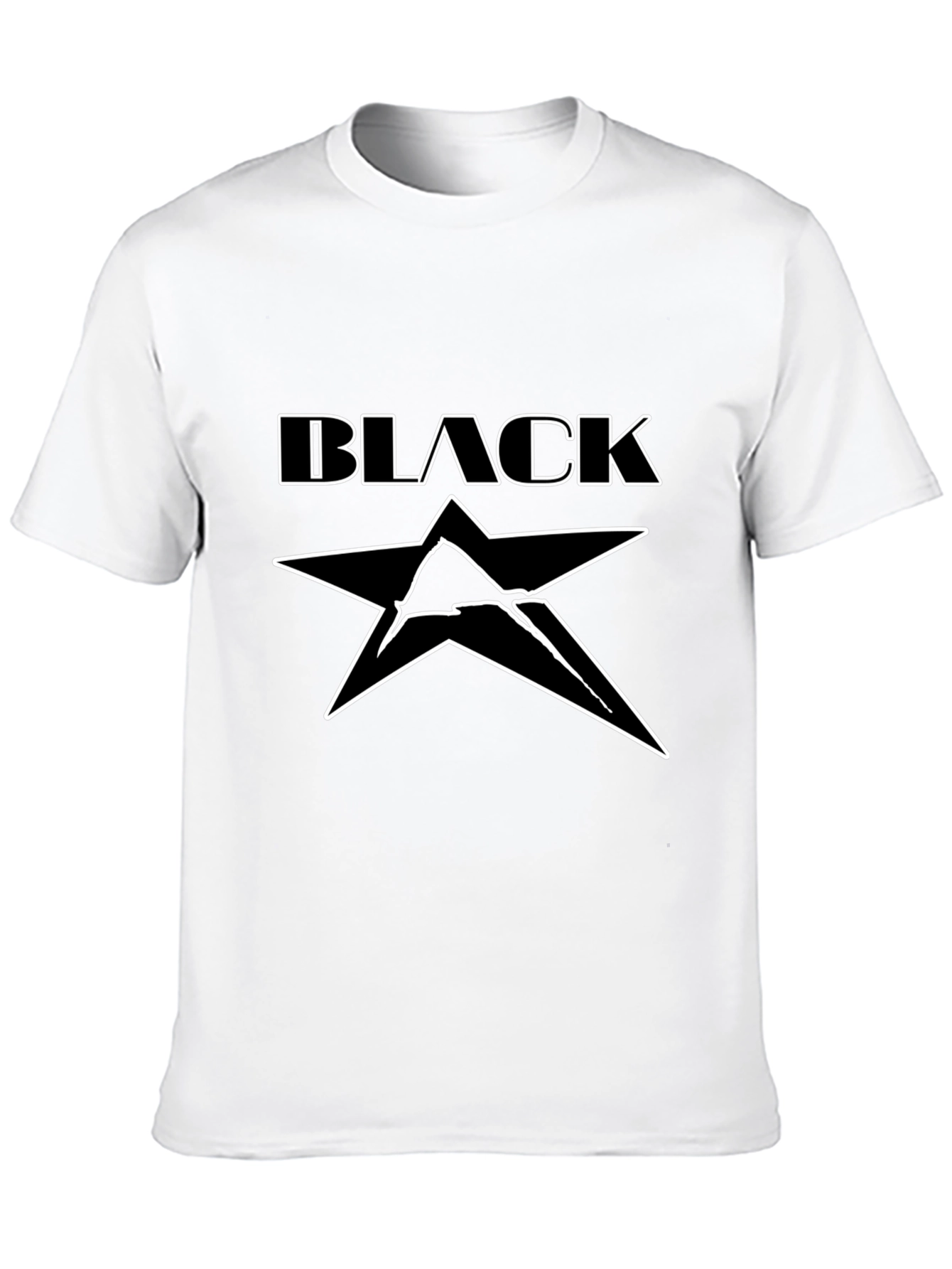 Black Star Graphic Tee - Modern Unisex T-Shirt