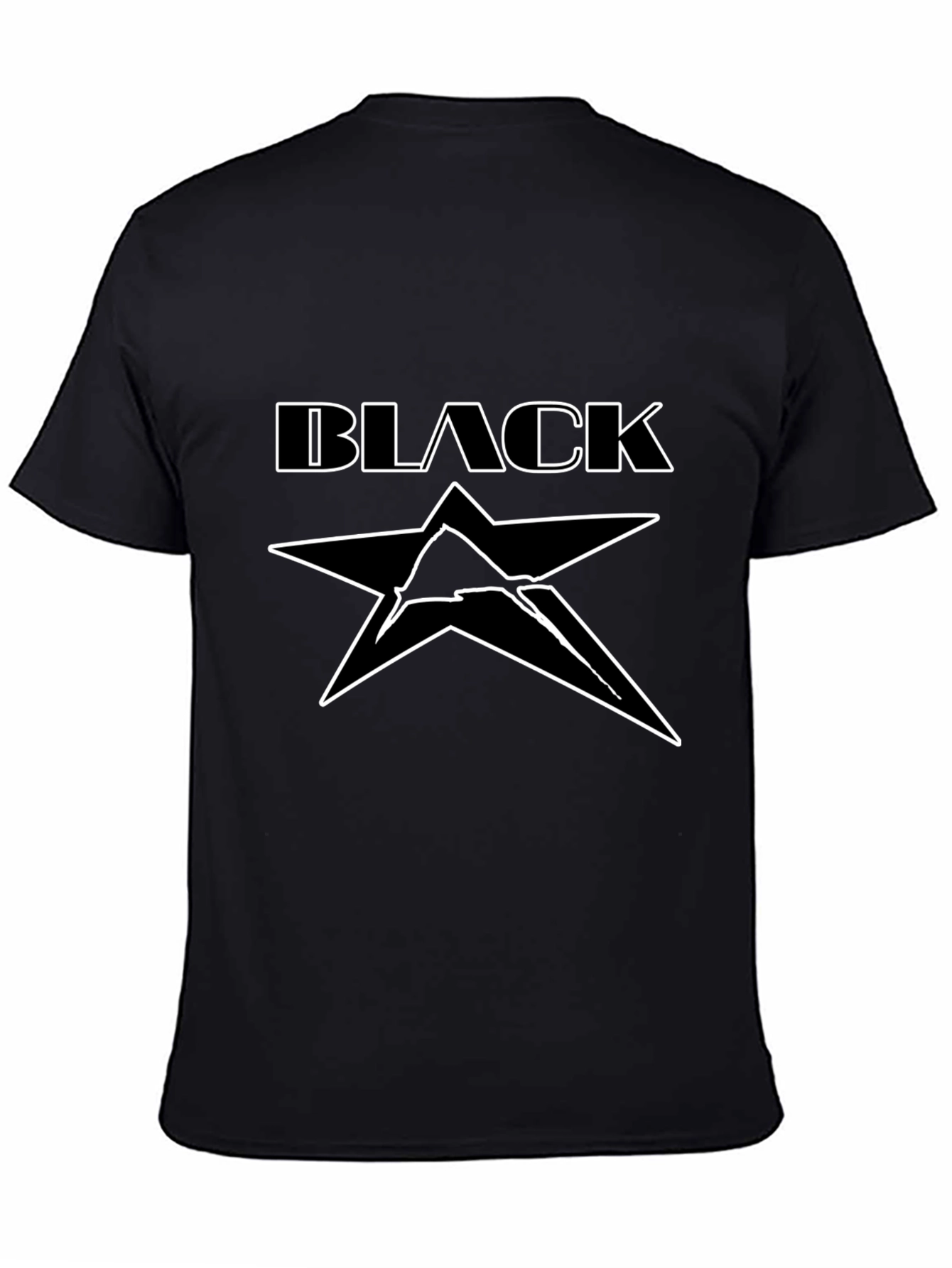 Black Star Graphic Tee - Modern Unisex T-Shirt