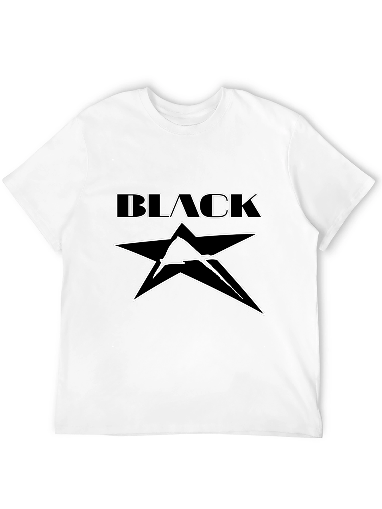 Black Star Graphic Tee - Modern Unisex T-Shirt