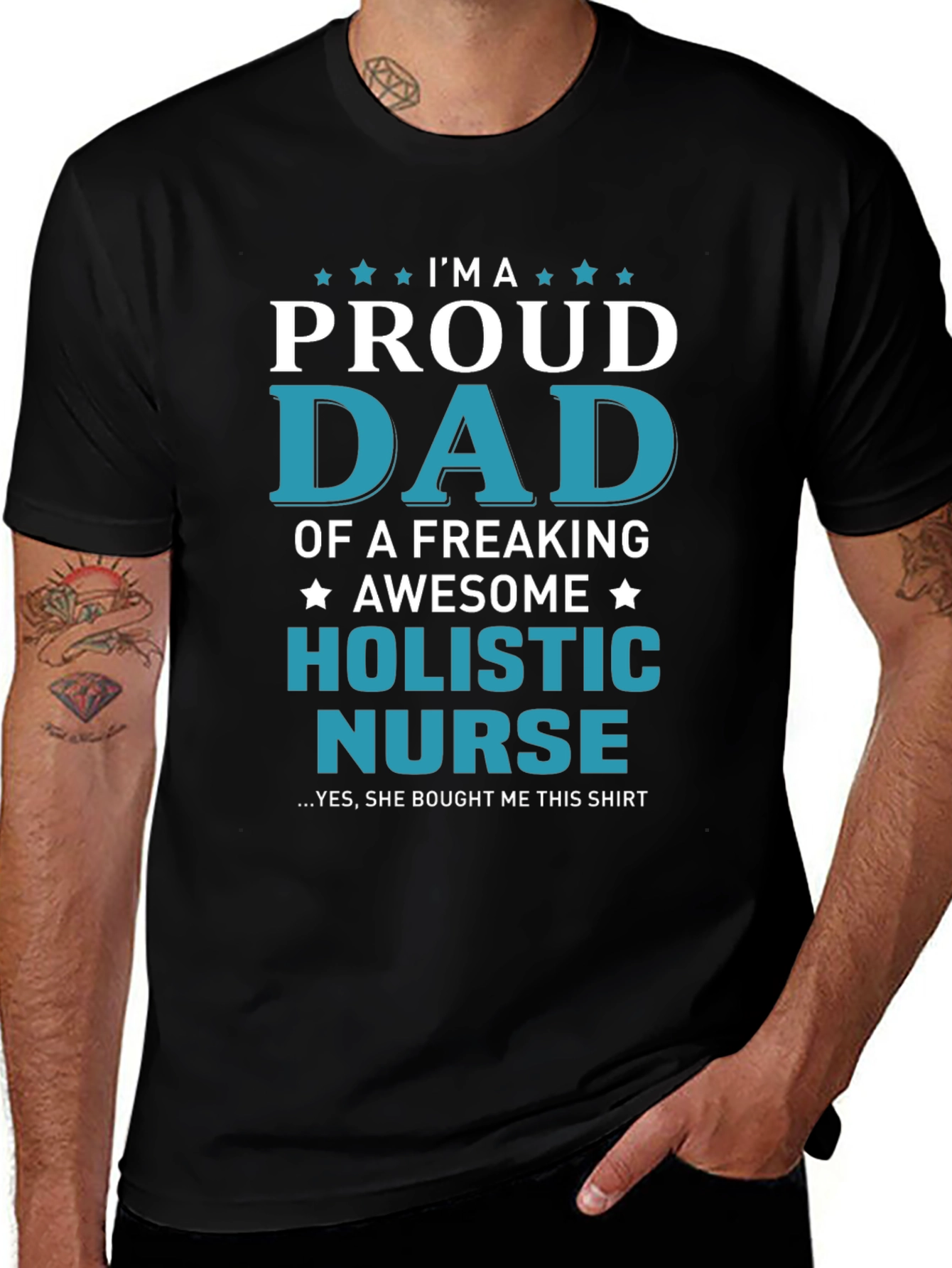 Proud Dad of a Holistic Nurse T-Shirt