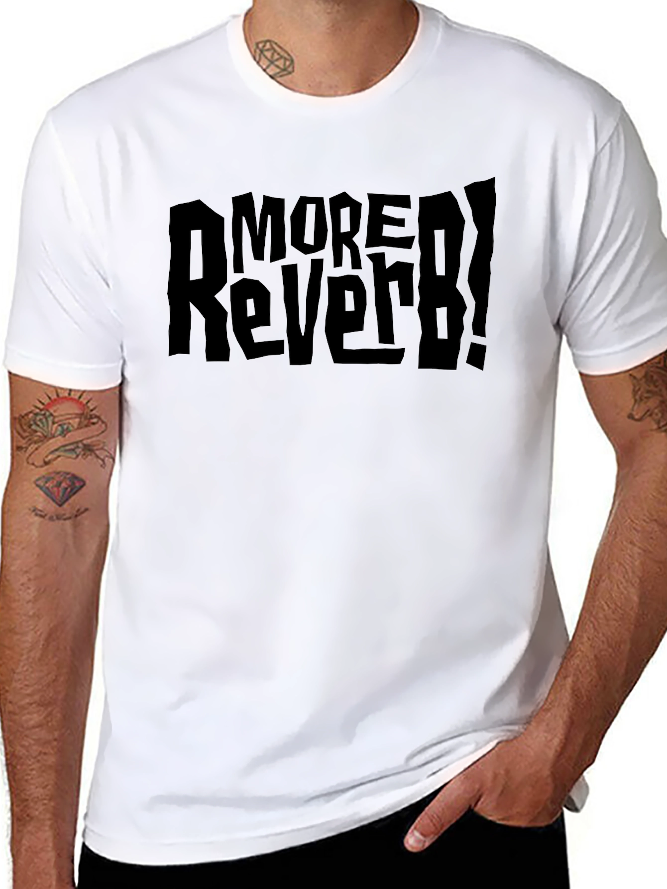 More Reverb! Graphic Black T-Shirt