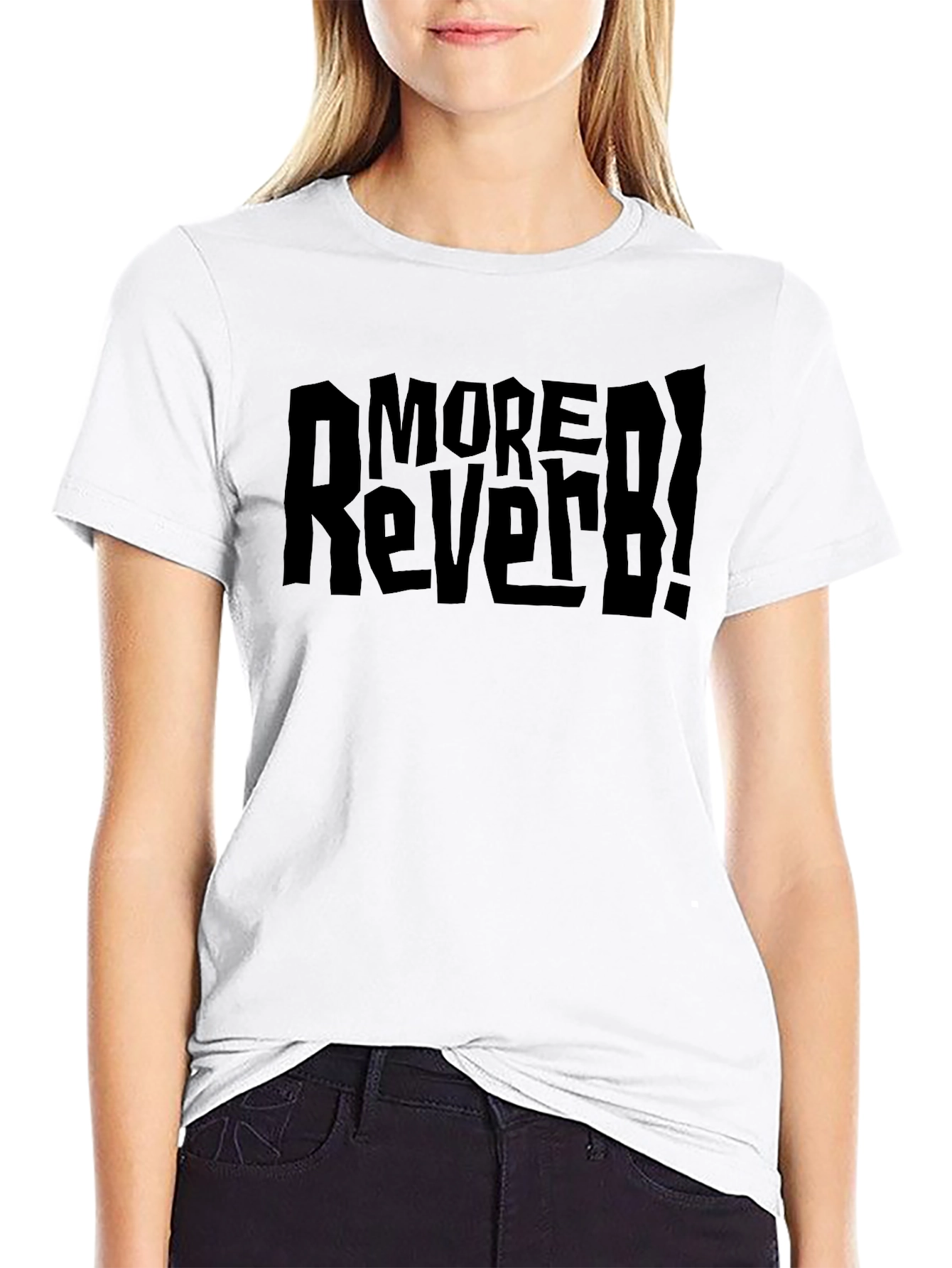 More Reverb! Graphic Black T-Shirt