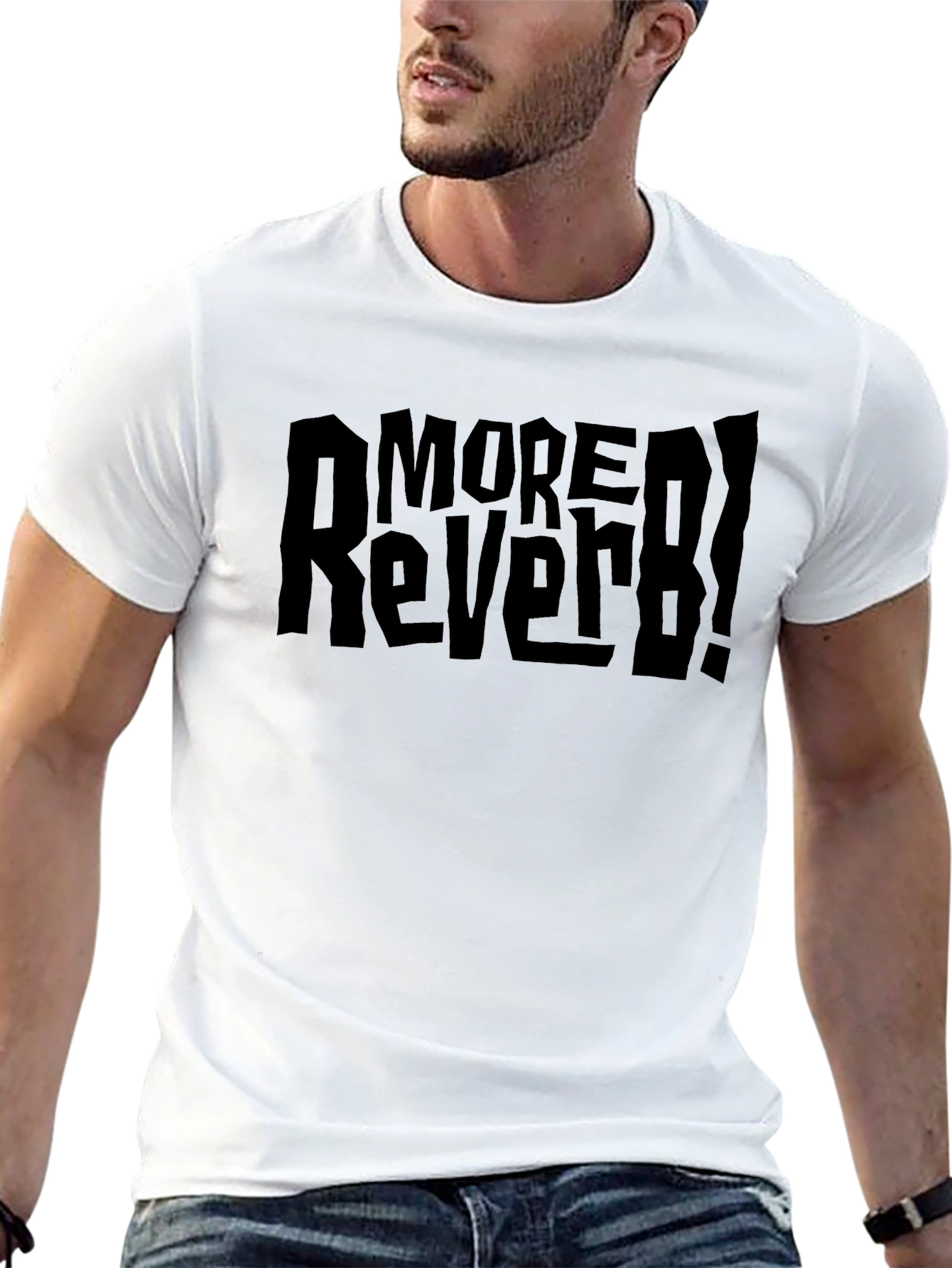 More Reverb! Graphic Black T-Shirt