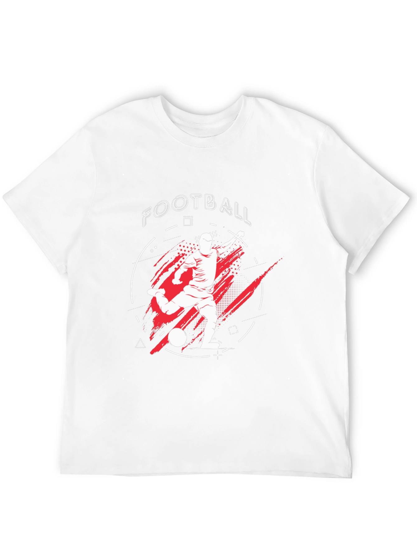 Football Graphic Tee - Sporty Black T-Shirt