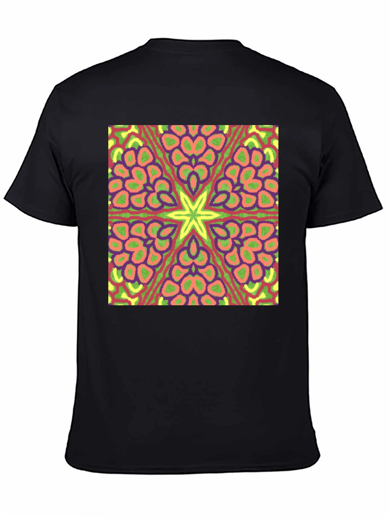 Kaleidoscope Starburst Tee - Black