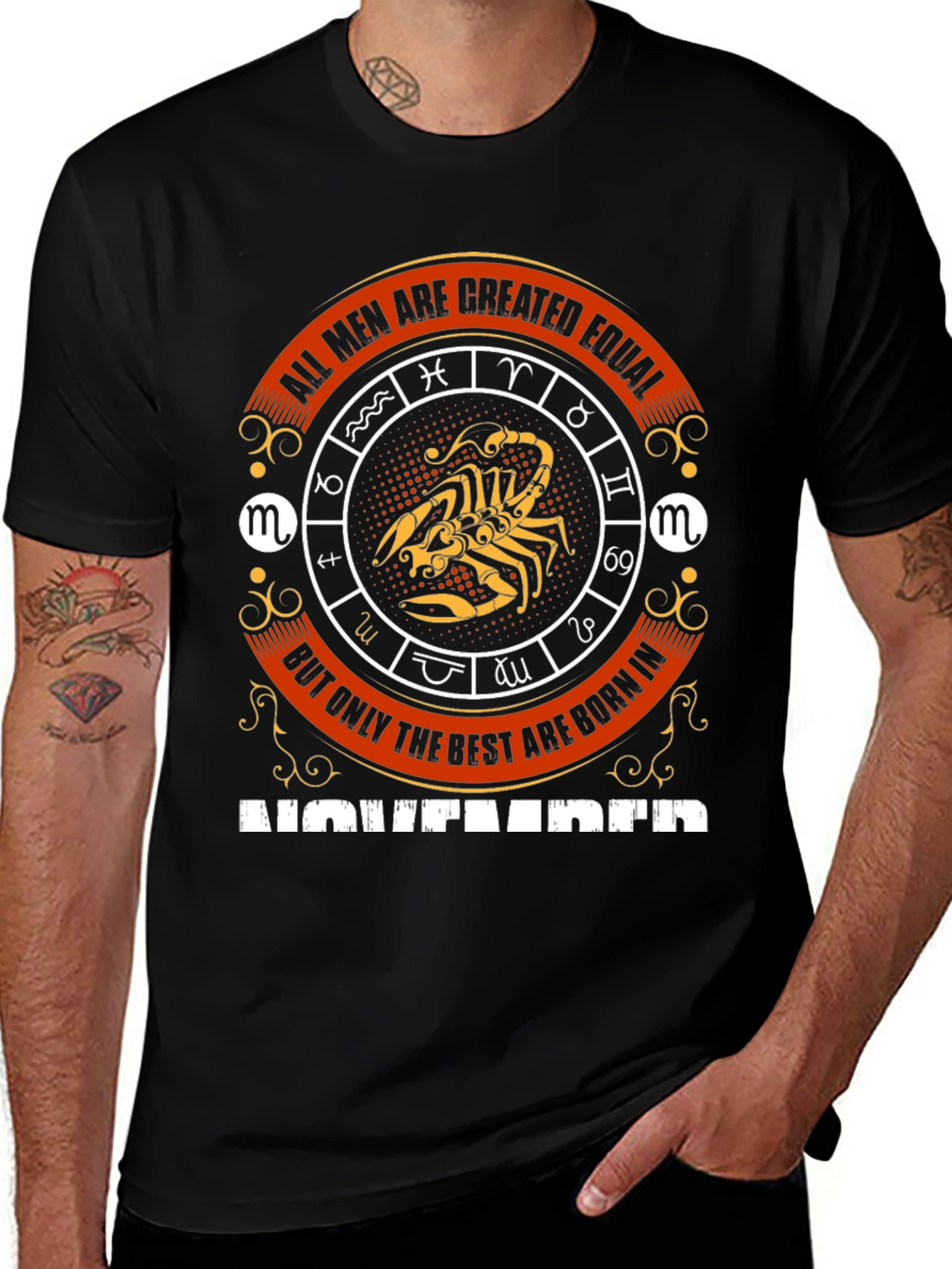 November Scorpio Zodiac T-Shirt