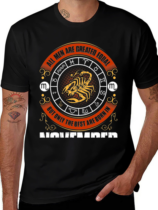 November Scorpio Zodiac T-Shirt