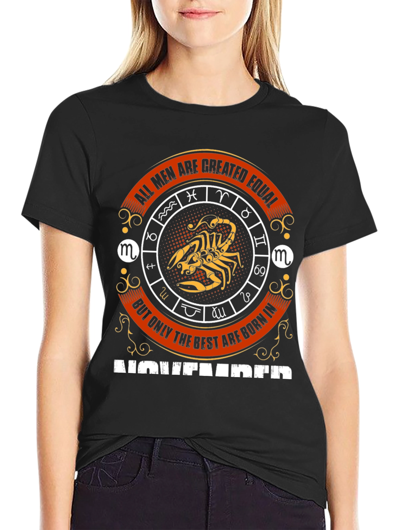 November Scorpio Zodiac T-Shirt