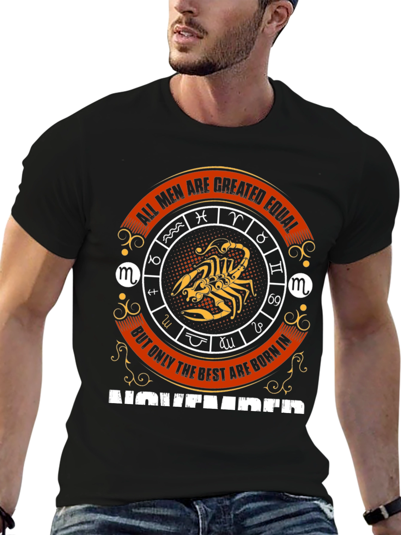 November Scorpio Zodiac T-Shirt