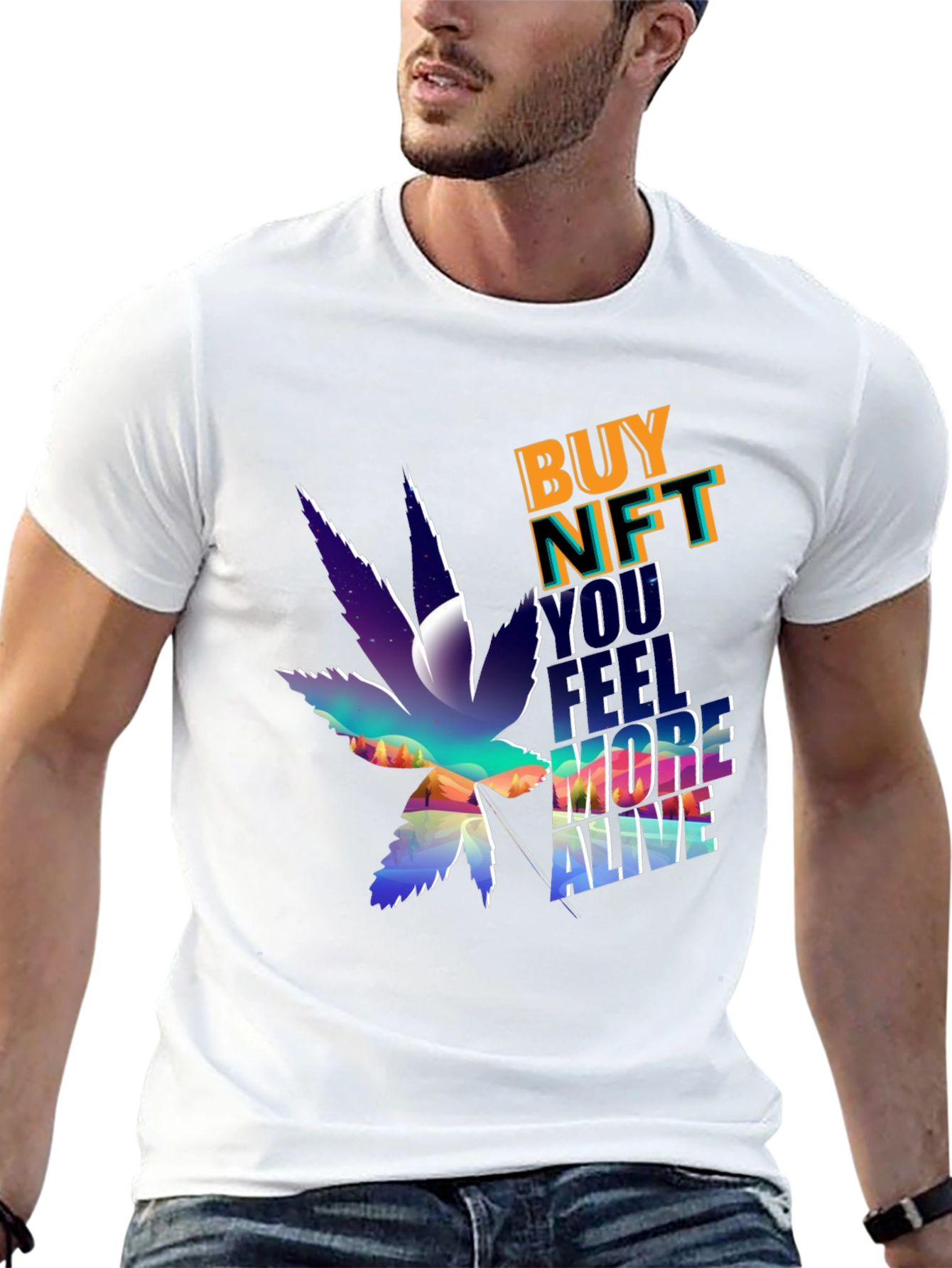 Buy NFT Feel More Alive Graphic T-Shirt