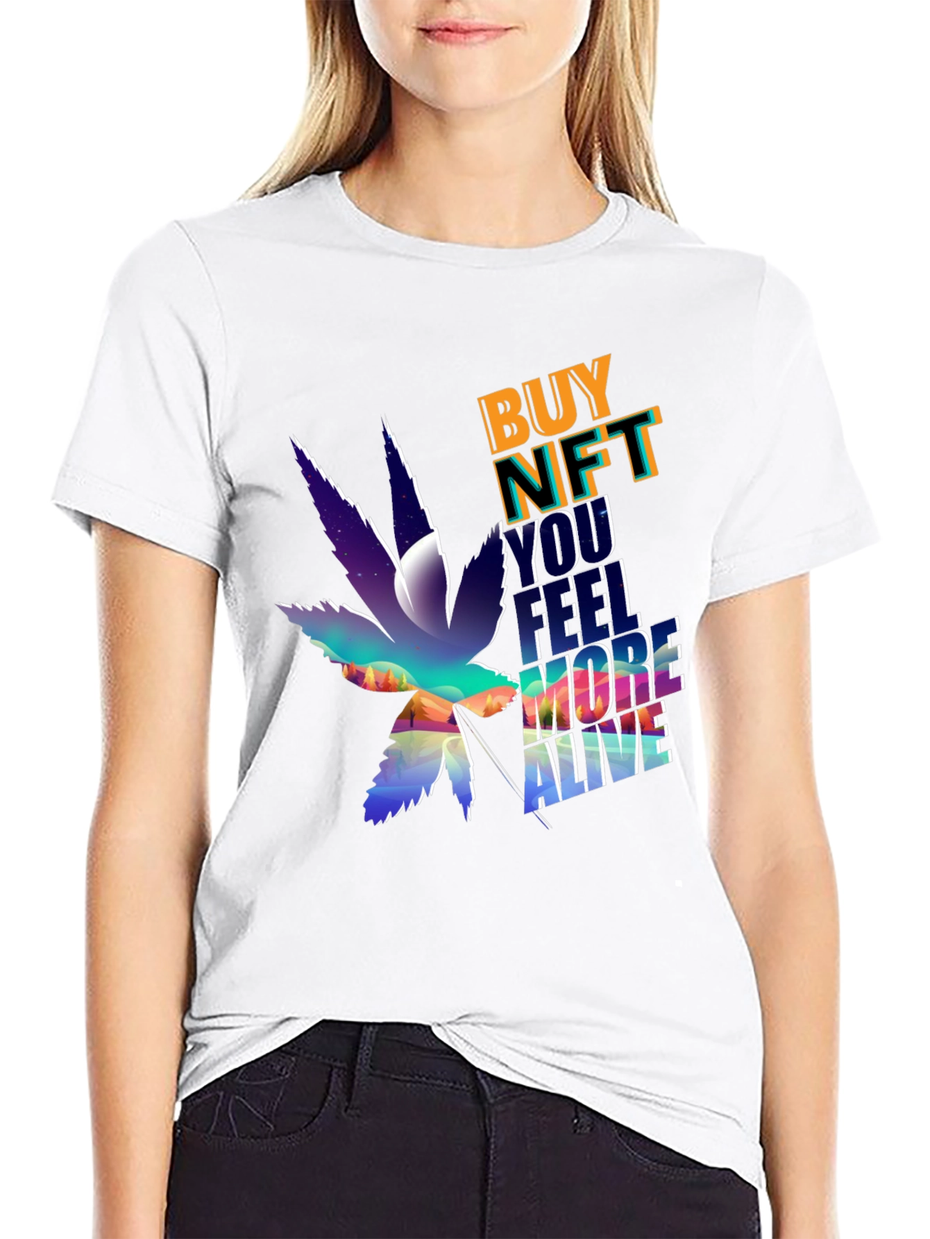 Buy NFT Feel More Alive Graphic T-Shirt