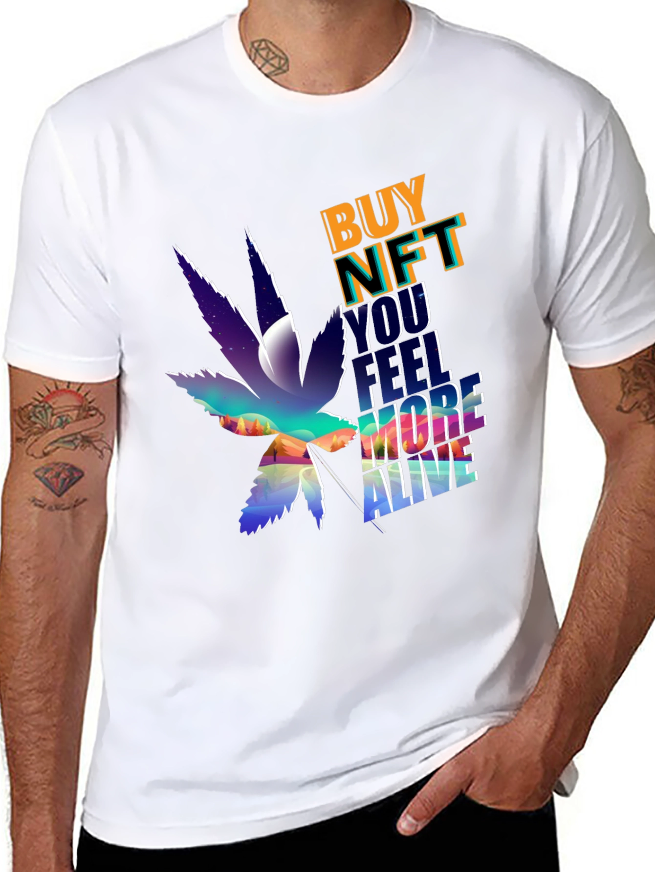Buy NFT Feel More Alive Graphic T-Shirt