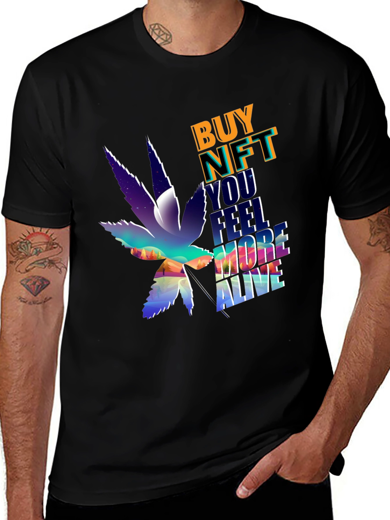 Buy NFT Feel More Alive Graphic T-Shirt