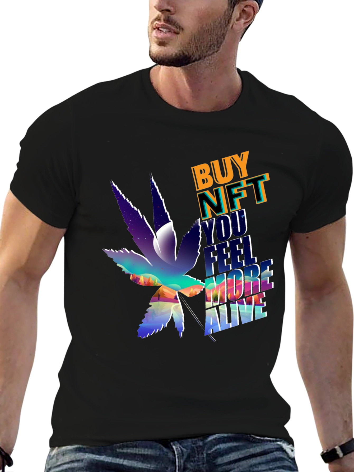 Buy NFT Feel More Alive Graphic T-Shirt