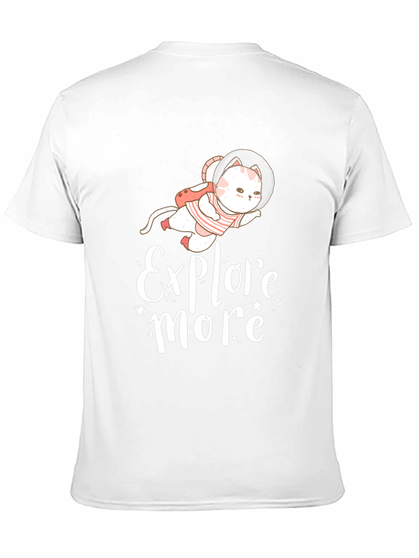 Explore More Cat Astronaut Graphic Tee