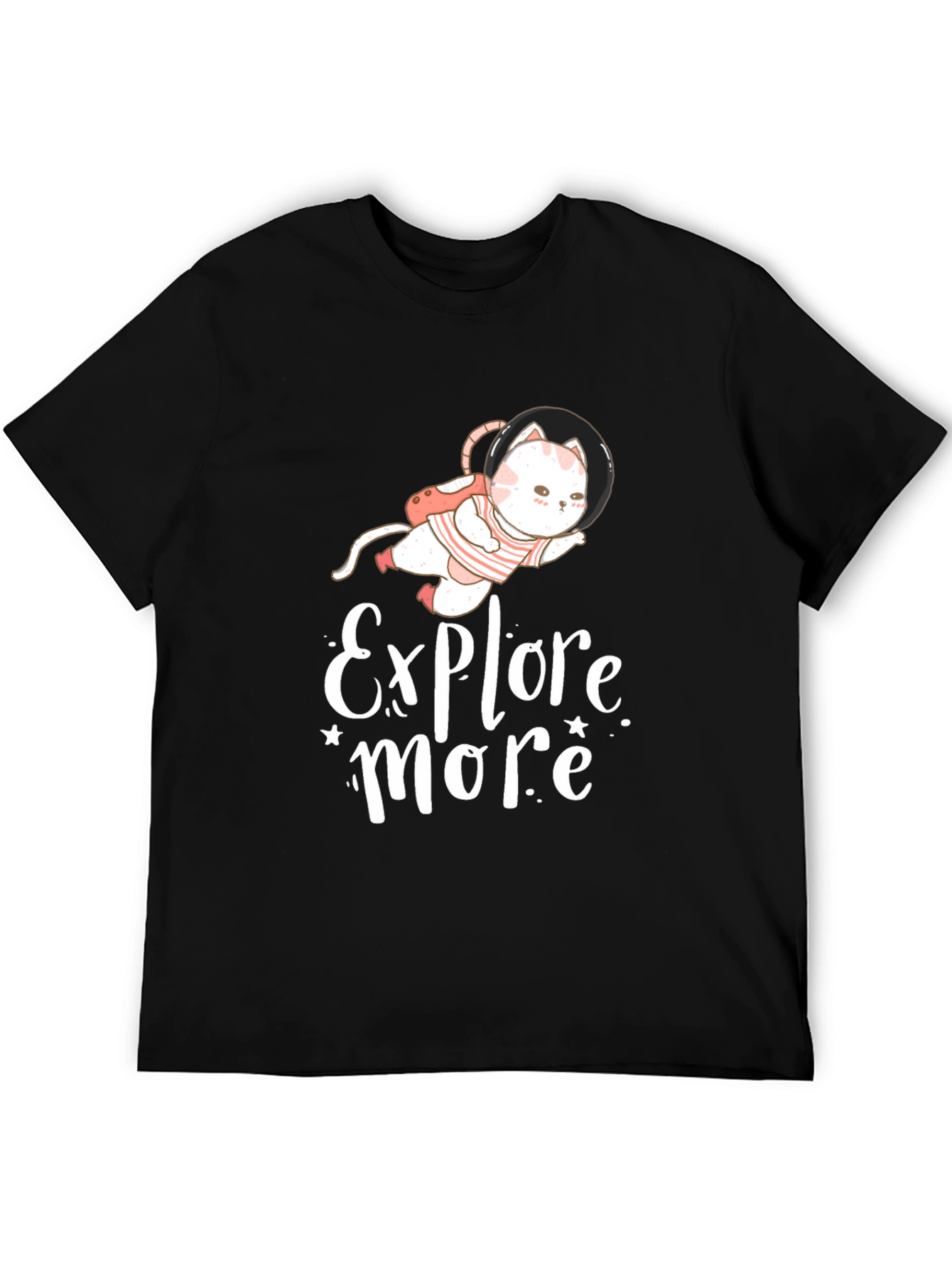 Explore More Cat Astronaut Graphic Tee