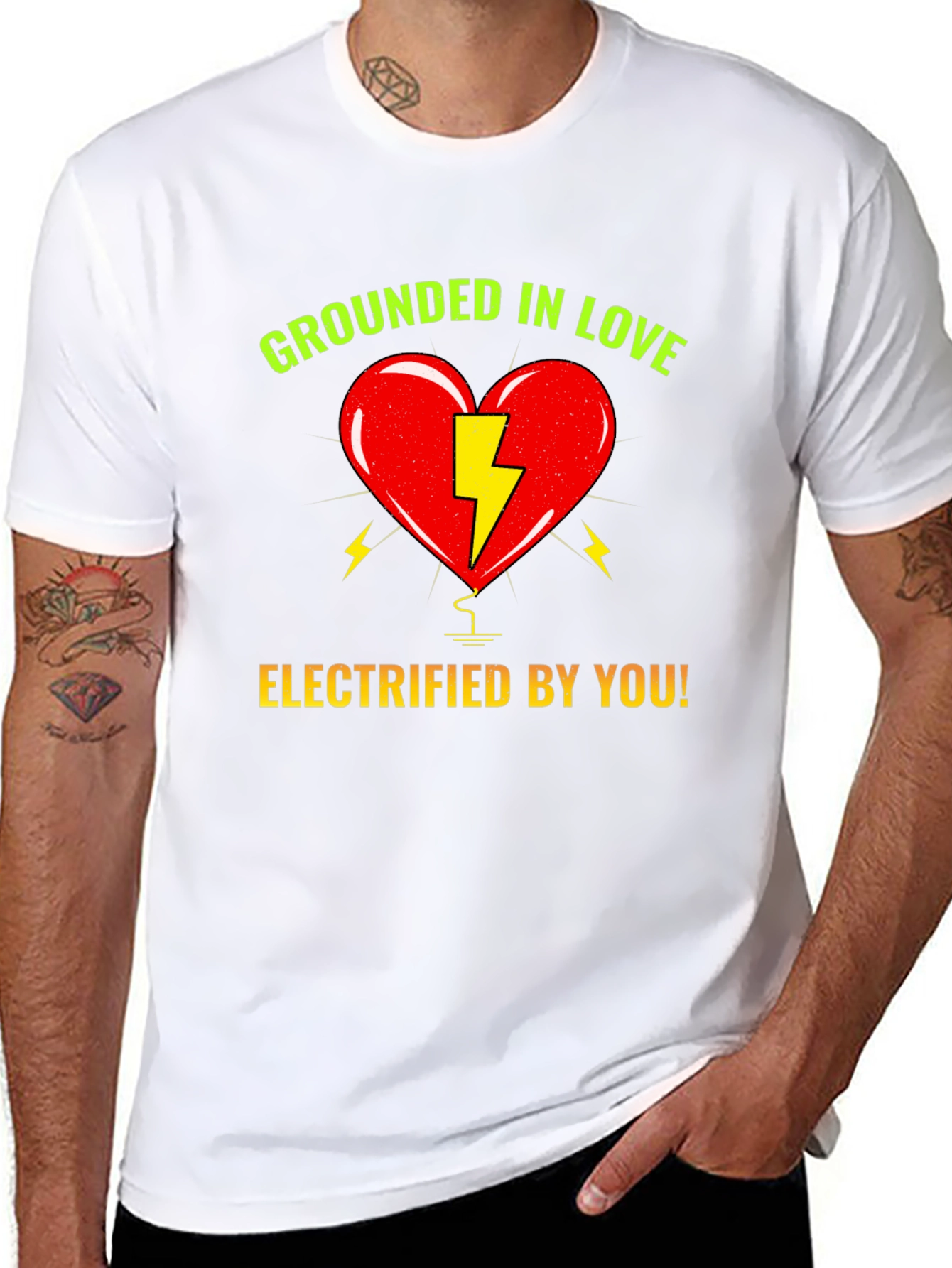 Grounded in Love Electrified by You T-Shirt